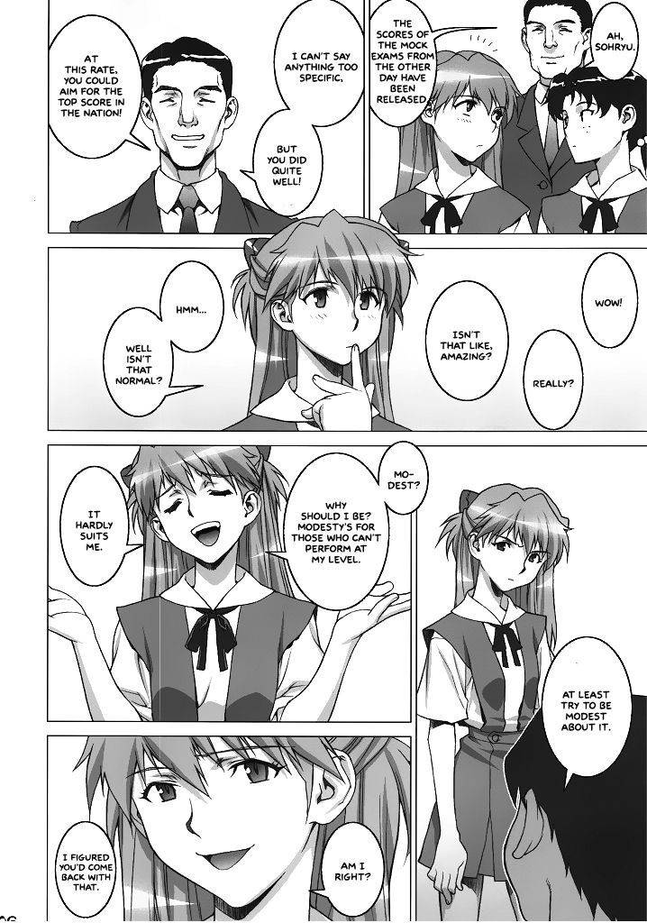 (SC48) [Motchie Kingdom (Motchie)] Begging Asuka (Neon Genesis Evangelion) [English] =White Symphony=