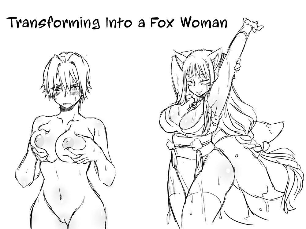 [Eroe] Transforming Into A Fox Girl | Kitsune Nyotaika Mono [English] {Hennojin}