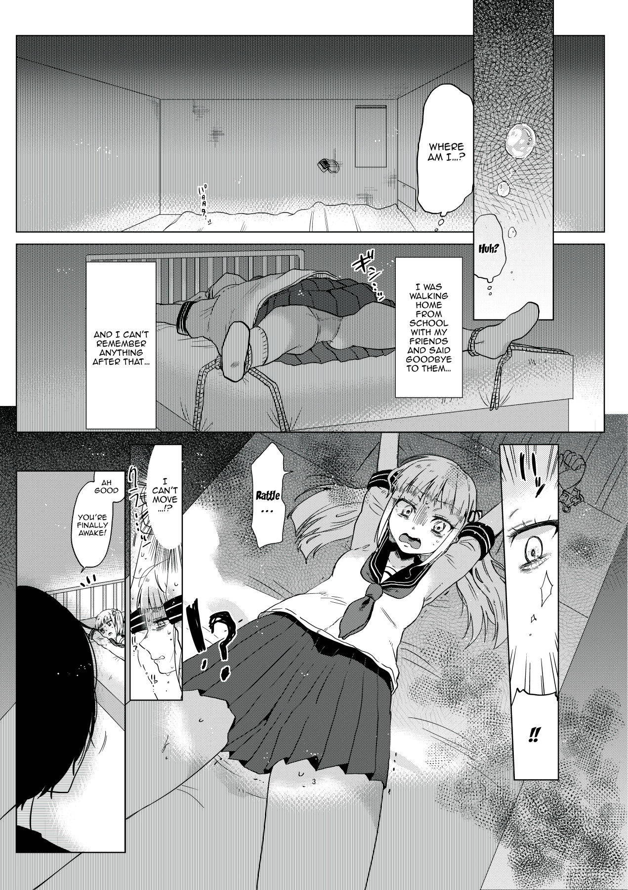 [Circle Mitsuhagane (Menu.)] Hairanhi no Mesugaki JC Ayaka-chan ~Kankin → Tanetsuke Rape no Matsuro~ | Schoolgirl Aya-chan's Ovulation Day ~Confinement Leads To Fucking Raw~ [English] {Doujins.com}