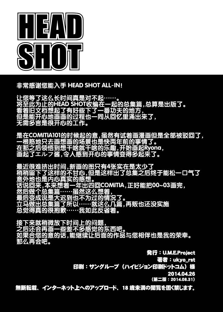 [U.M.E.Project (ukyo_rst)] HEAD SHOT File.00 [Chinese] [花飴个人汉化] [Digital]