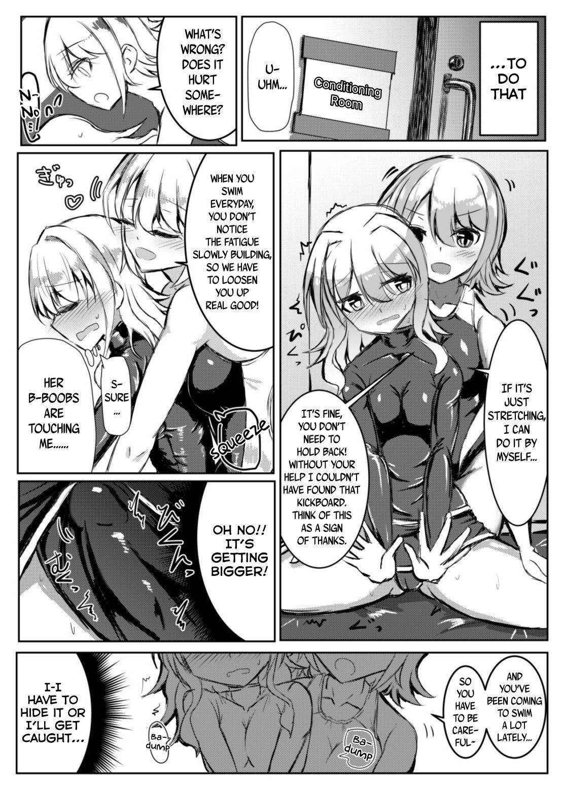 [Shimau Seisakujo (Shimau Sorine)] Futanari Onnanoko ga Kyouei Mizugi no Onee-san to Ecchi suru Hon | A Book Where a Futanari Girl Gets Naughty With an Onee-san While Wearing a Swimsuit [English] [Erokawa_senpai]