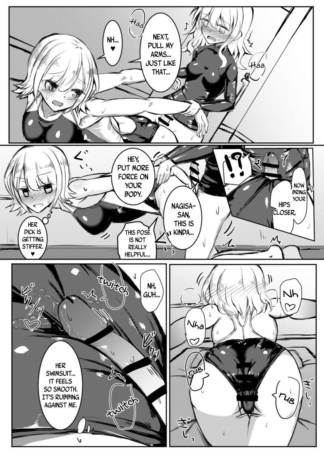 [Shimau Seisakujo (Shimau Sorine)] Futanari Onnanoko ga Kyouei Mizugi no Onee-san to Ecchi suru Hon | A Book Where a Futanari Girl Gets Naughty With an Onee-san While Wearing a Swimsuit [English] [Erokawa_senpai]