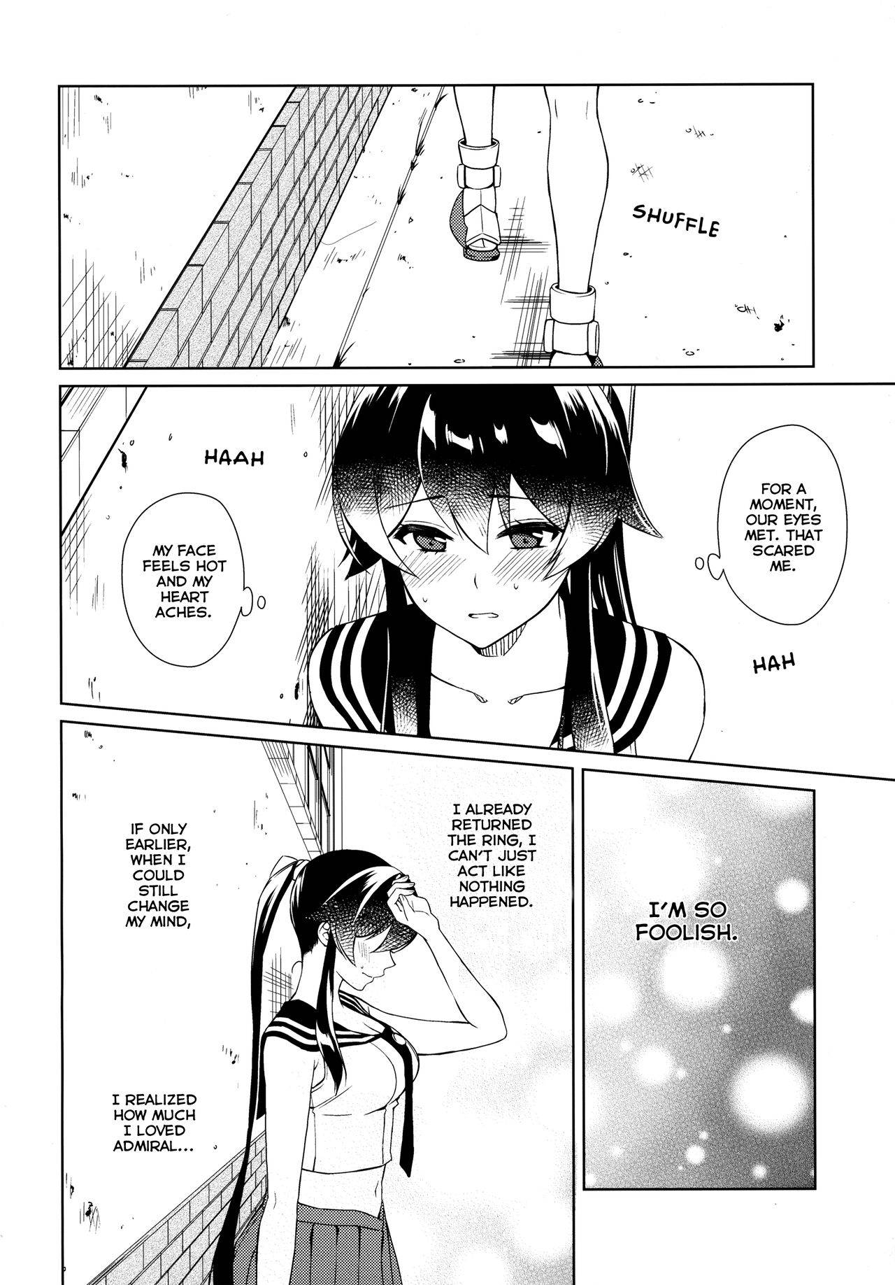 (C93) [Rosapersica (Ichinomiya)] Keijun Yahagi wa Koi o Shita. Chuu | Light Cruiser Yahagi Fell In Love - Second (Kantai Collection -KanColle-) [English] [Campfire Scans]