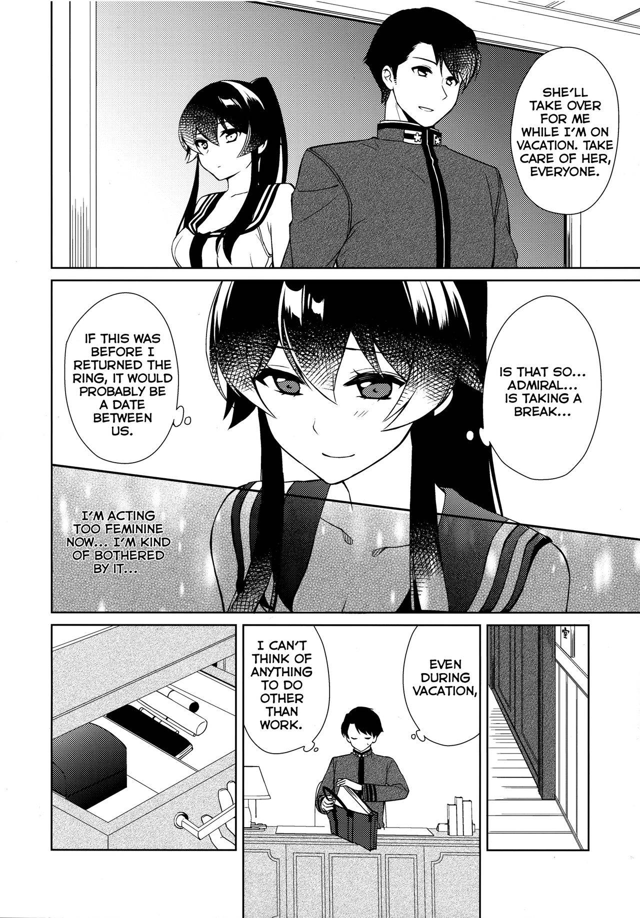 (C93) [Rosapersica (Ichinomiya)] Keijun Yahagi wa Koi o Shita. Chuu | Light Cruiser Yahagi Fell In Love - Second (Kantai Collection -KanColle-) [English] [Campfire Scans]