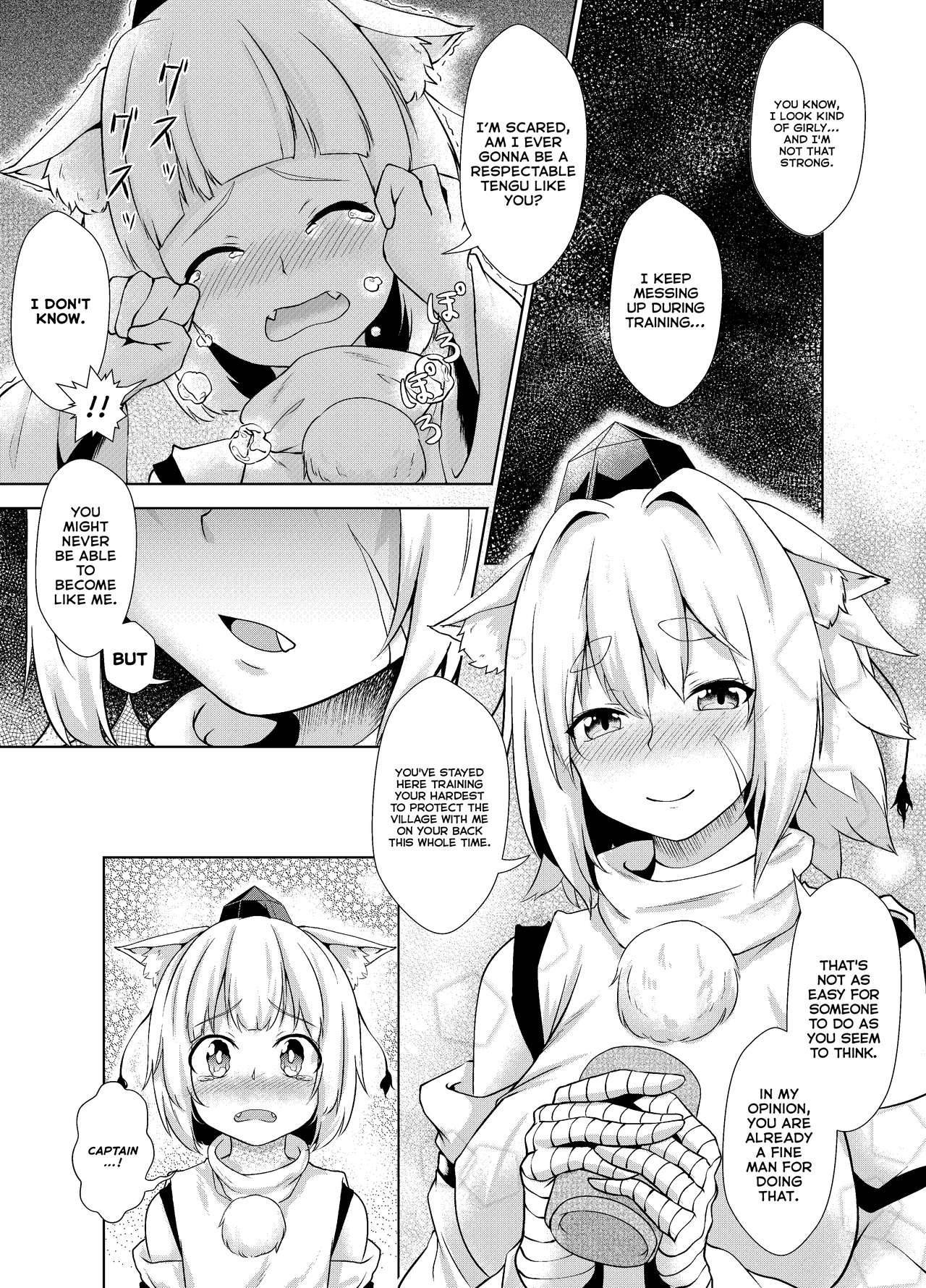 [Nekono Fuguri] Onayami desu ka Momiji-san! Tell Me Your Worries, Momiji-san! (Touhou Project) [English] [BanjoFuzz]