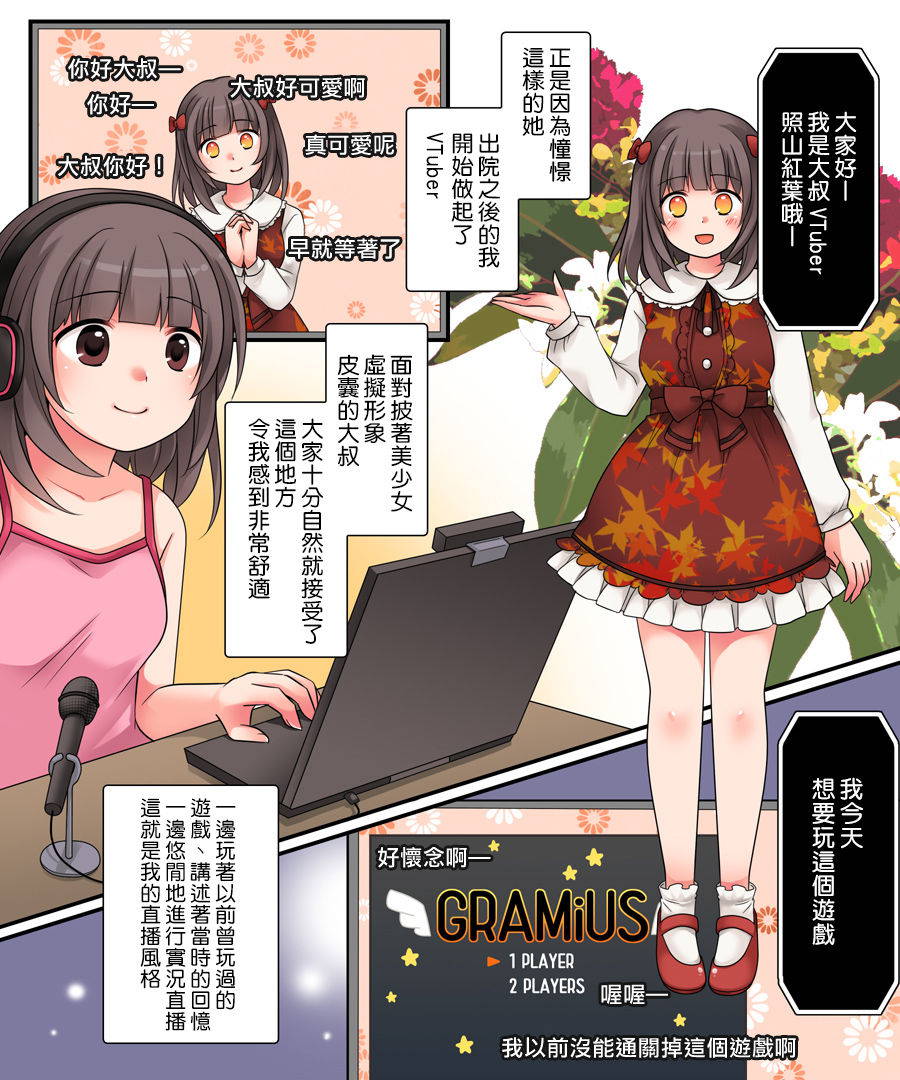 [Amuai Okashi Seisakusho (Kuratsuka Riko)] TSkko VTuber Ribiniku Ojisan ga Ofupakorabo de Shojo Soushitsu Namahaishin!? [Chinese] [熊崎玉子汉化组] [Digital]