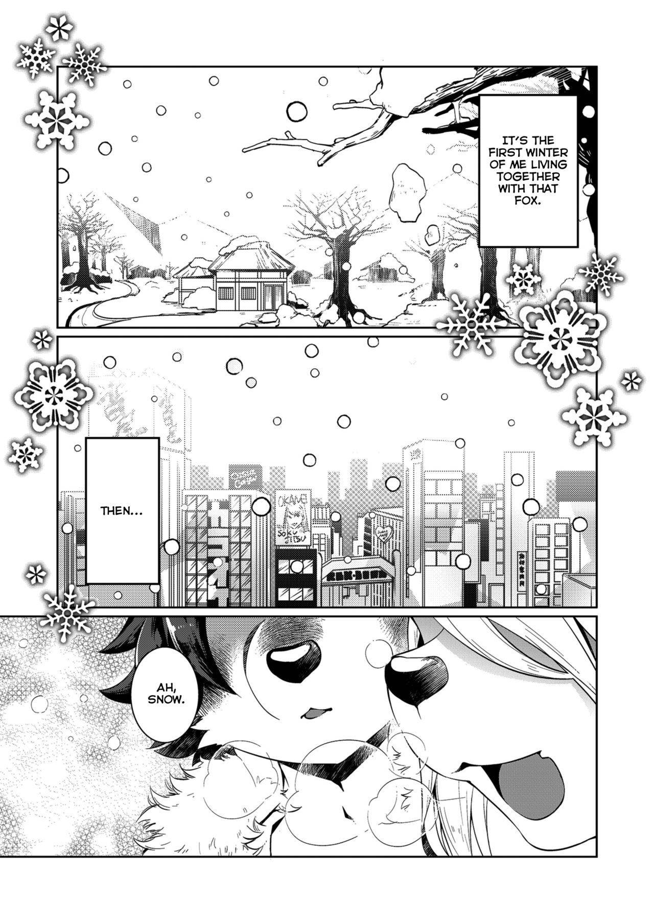 [UZOMZO (Shiroi)] Kori Muchuu San Kitsune to Tanuki no Mutsumiai [English] [Nishimaru] [Digital]