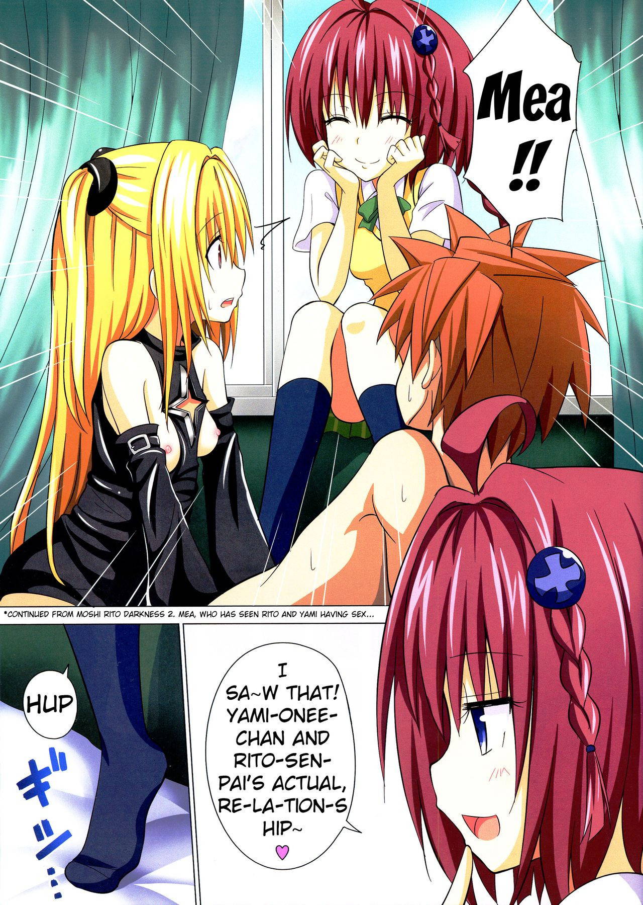 (C84) [Kamikadou (Ginyou Haru)] Moshi Rito Darkness 3 (To LOVE-Ru Darkness) [English] [Decensored]