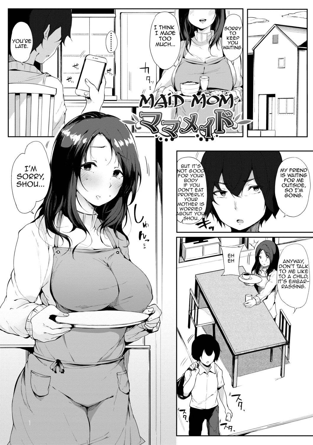 [Sakurayu Haru] Maid Mom (Hametomo Onna Tomodachi ga Sex Friend Kashita Hi)[English][Amoskandy]