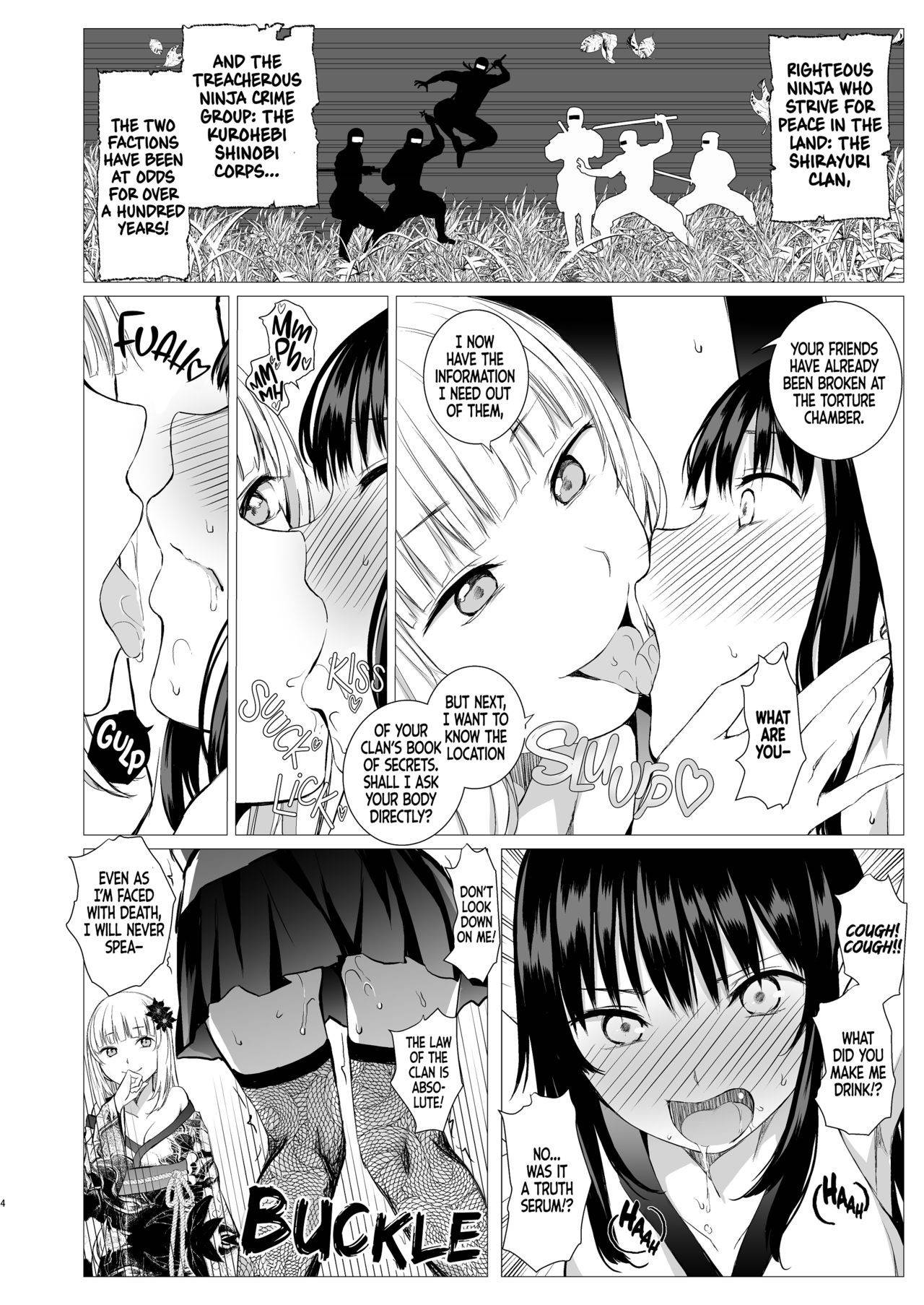 [Harumachi Tsurara (Shichoson)] Oshinobi Shoujo no Asobikata | How Shinobi Girls Play Around [English] [Thousand Lilies x Chads no Teikoku] [Digital]