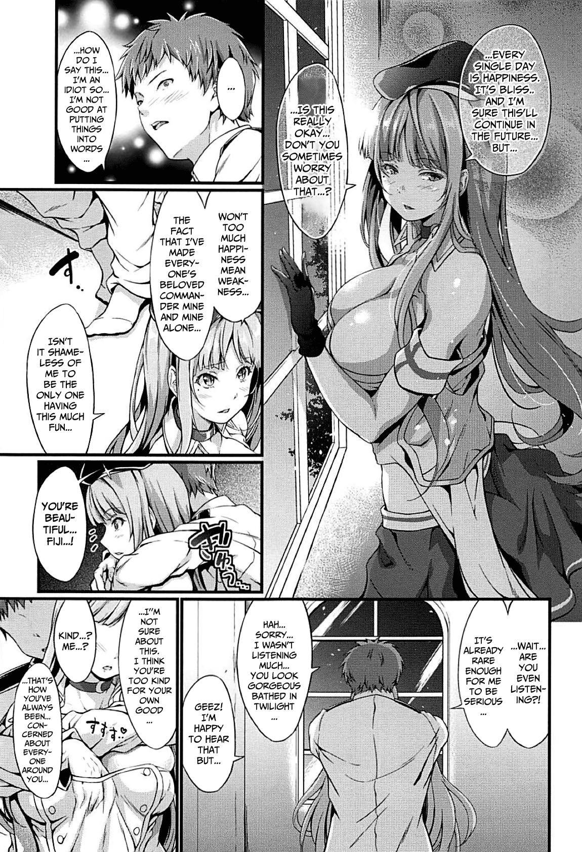 (C94) [Egonokatamari (Kimura Neito)] Fiji to Amaama Kekkon Zenya | The Sweet Night Before The Wedding With Fiji (Azur Lane) [English] [CulturedCommissions]