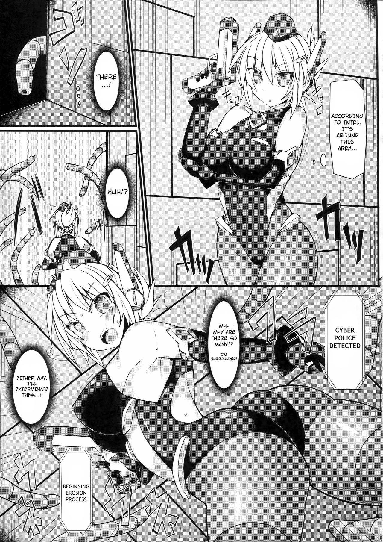 (C91) [Stapspats (Hisui)] Cyber Police Rin - Subepichi KuroSto Fukei Ahegao Kairaku Sennou [English]