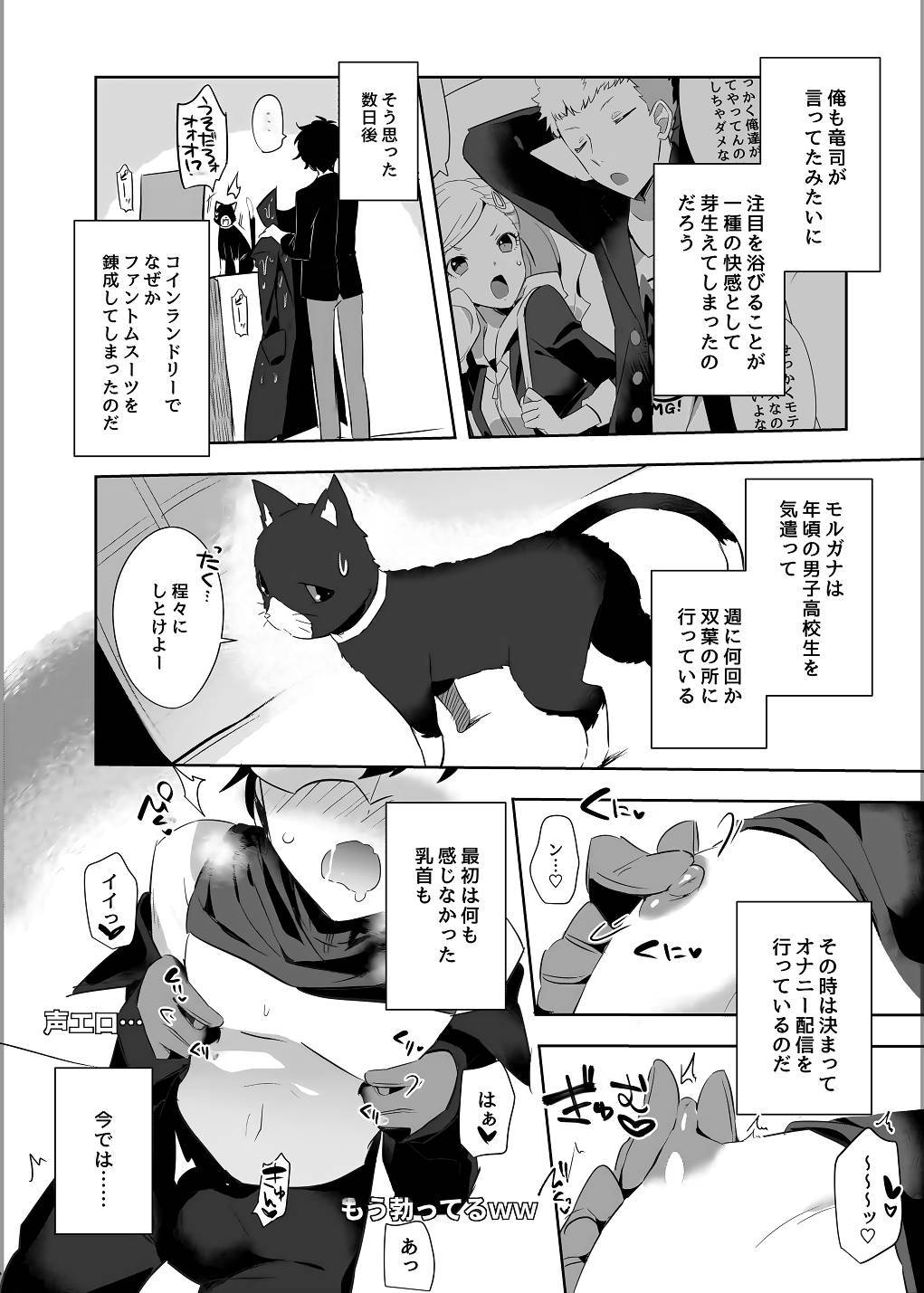 [Messzylinder (Yuma)] Kaitou-dan Rider no Himitsu no Namahousou (Persona) [Digital]