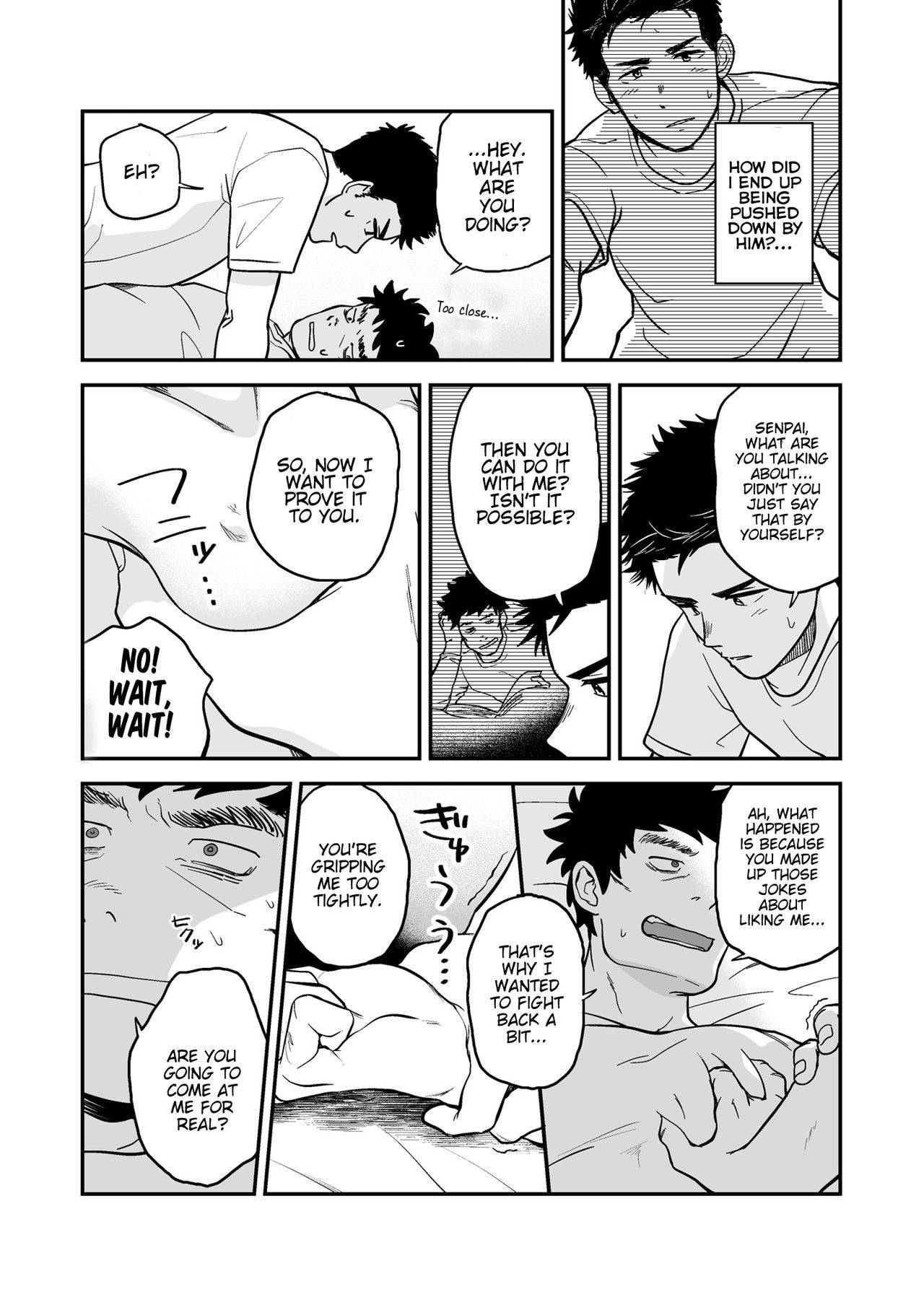 [Nakamuratakumi (kemukemuke)] Endou to Senpai [English] [The BL Zone] [Digital]