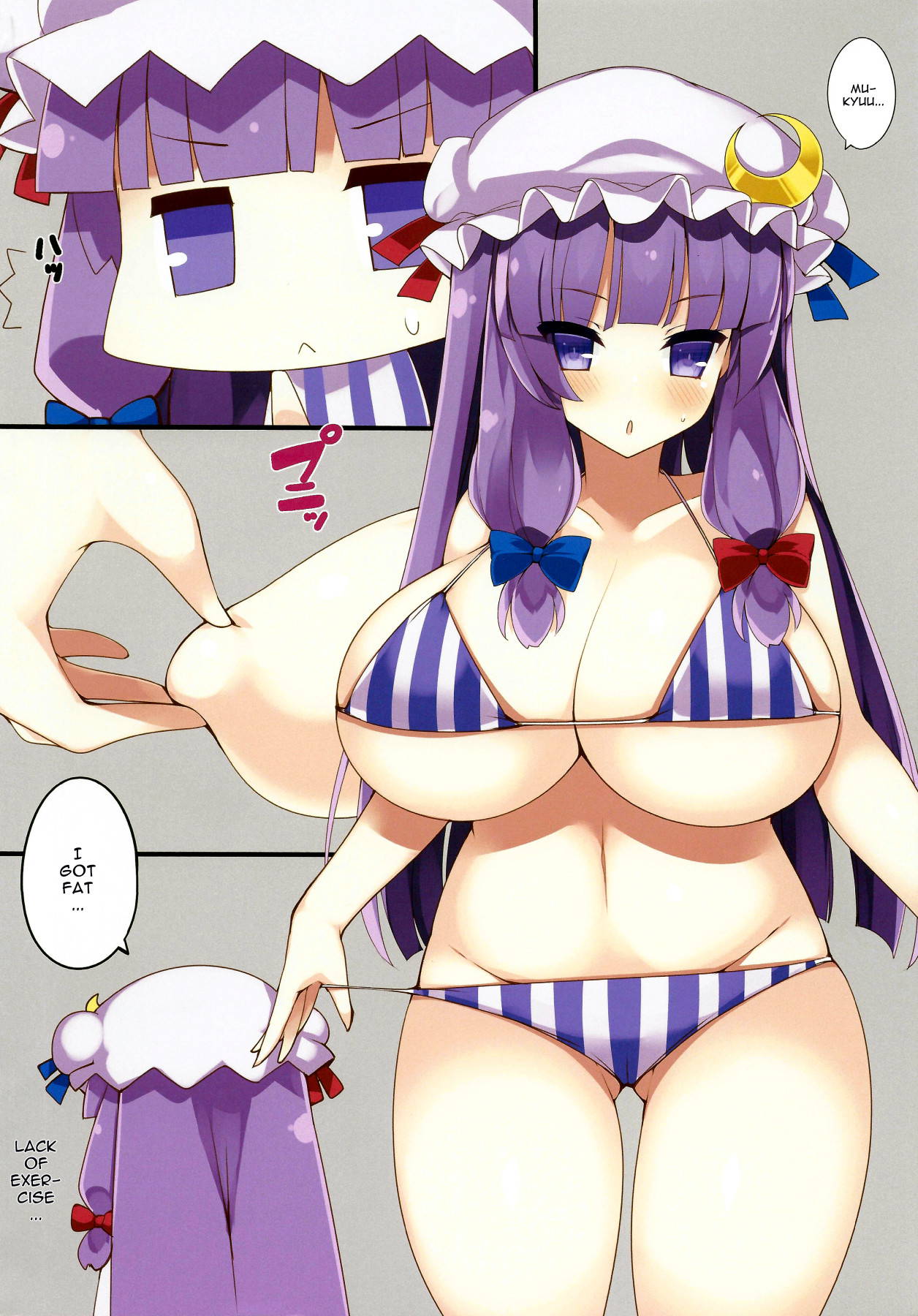 (Reitaisai 15) [Mujitan (Tsumugie)] Oppai no Ookina Patchouli-san ga Suki desu | I Love Big-Breasted Patchouli (Touhou Project) [English] {Doujins.com}