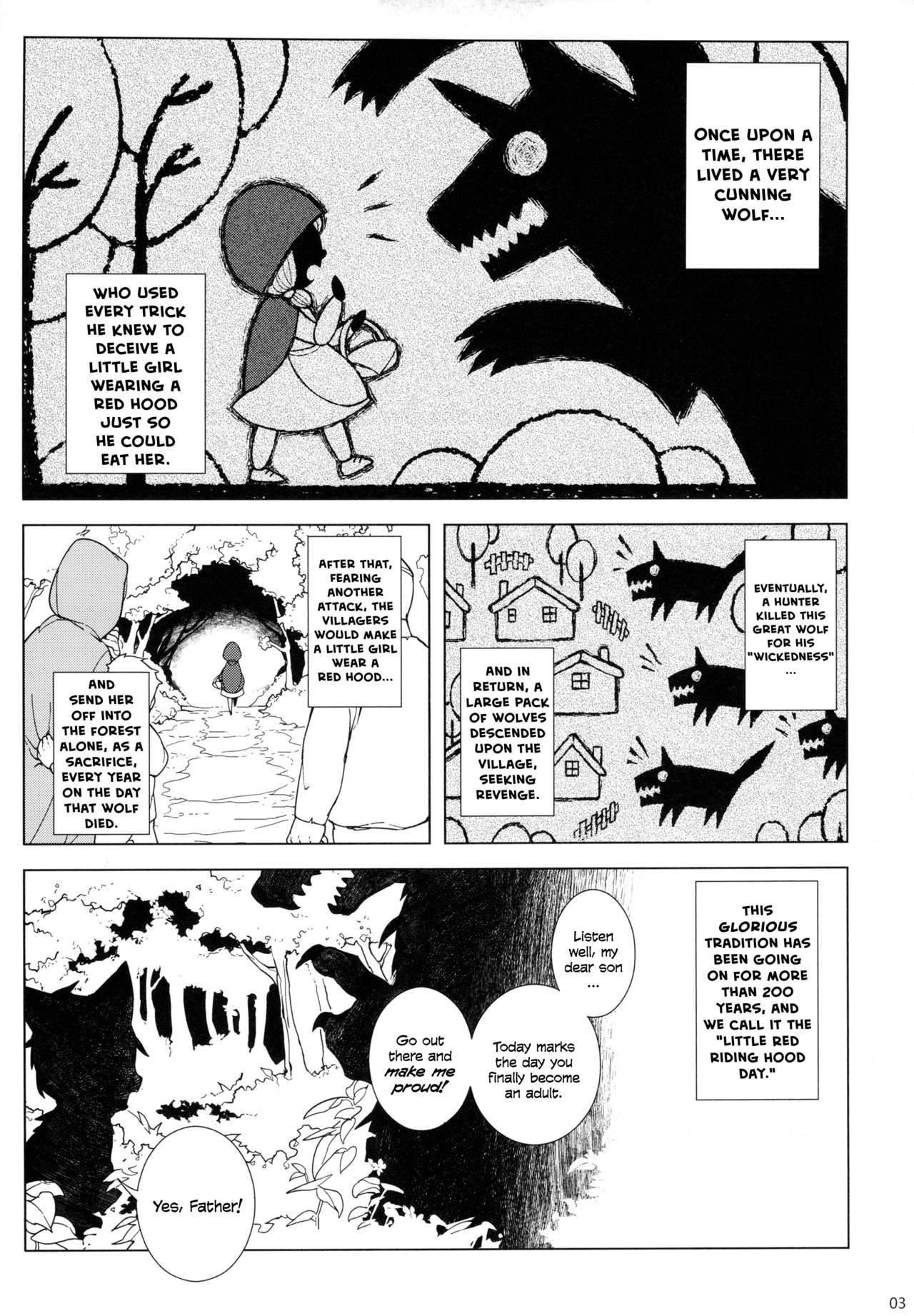 Childhood Destruction ~ Big Red Riding Hood and The little Wolf (#173936) [English] (Hirame | Fishine) high quality