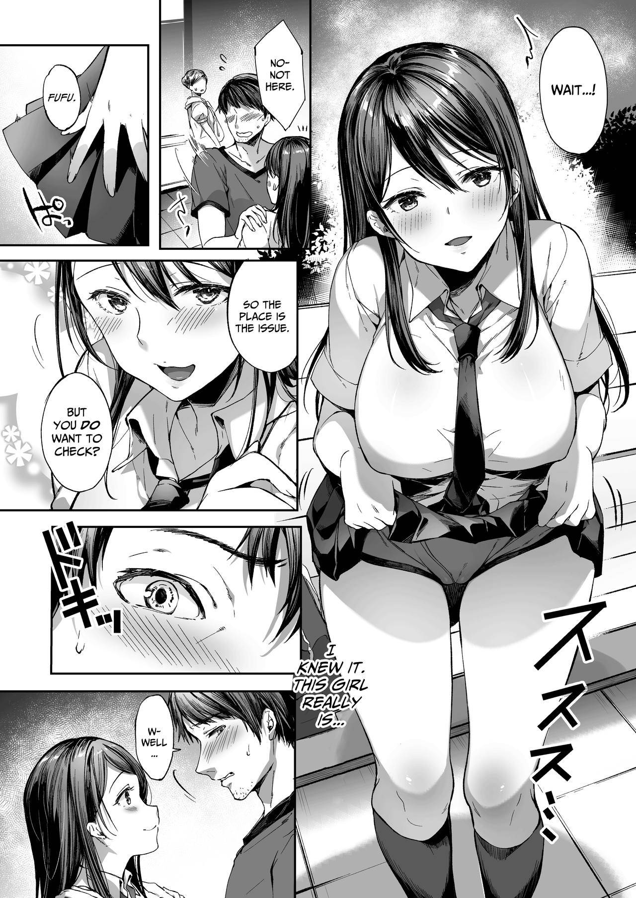 [Kakurenbo (Itou Nanami)] Muttsuri Sukebe na JK wa Suki desu ka? | Do You Like Secretly Slutty High School Girls? [English] [CulturedCommissions]