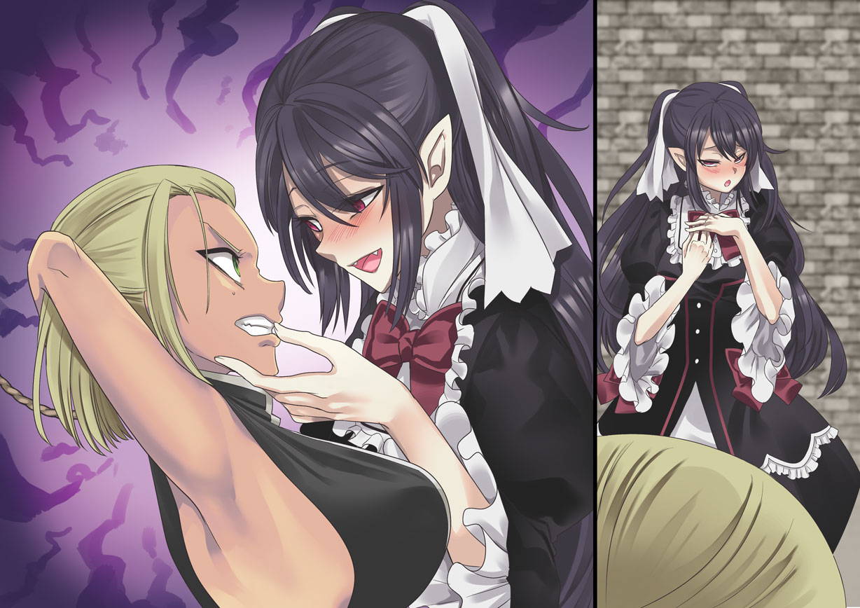 [Hawk Bit (Kouji)] Bishoujo Vampire ni Bonyuu Drink Bar ni Sareru Hanashi | Turned into a Breast Milk Fountain by a Beautiful Vampire [English] [Digital]