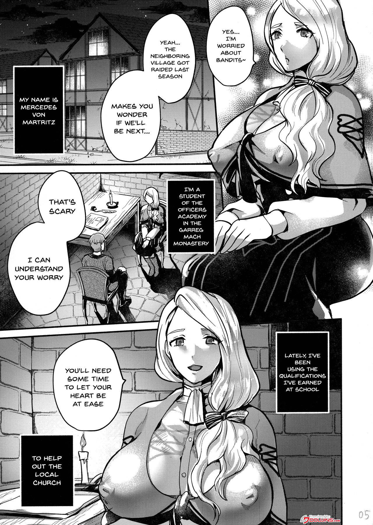 (C97) [Sashimi Choco (Sashimi)] Mercedes Houshi no Yorokobi | The Pleasure of Service (Fire Emblem: Three Houses) [English] {Doujins.com}