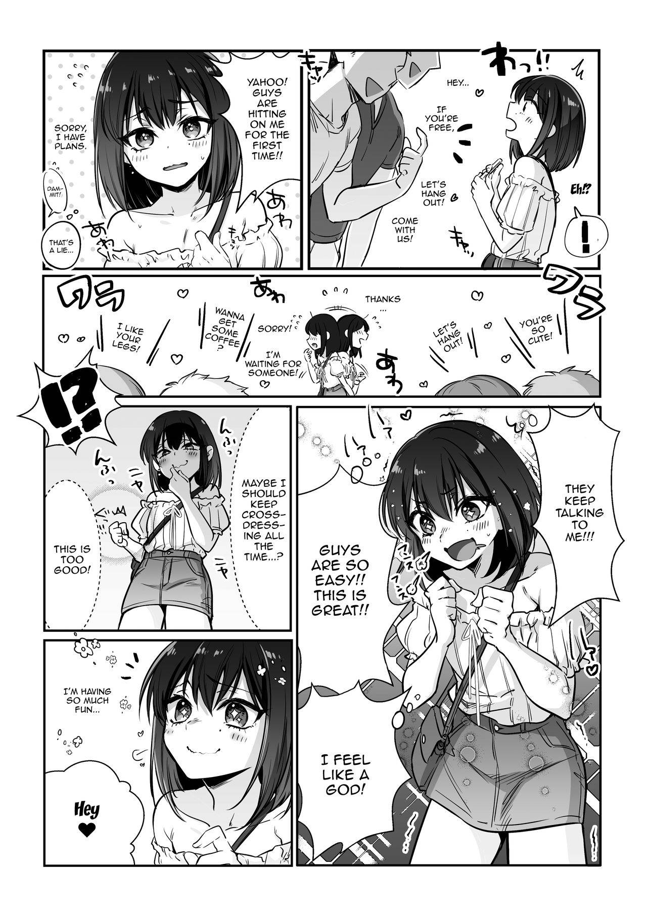 [NUH (Morino Bambi)] Shoshinsha Josou Danshi o Mesuochi Sasetemita! | I Tried Making a Beginner Crossdresser Into My Bitch! [English] {Doujins.com} [Digital]