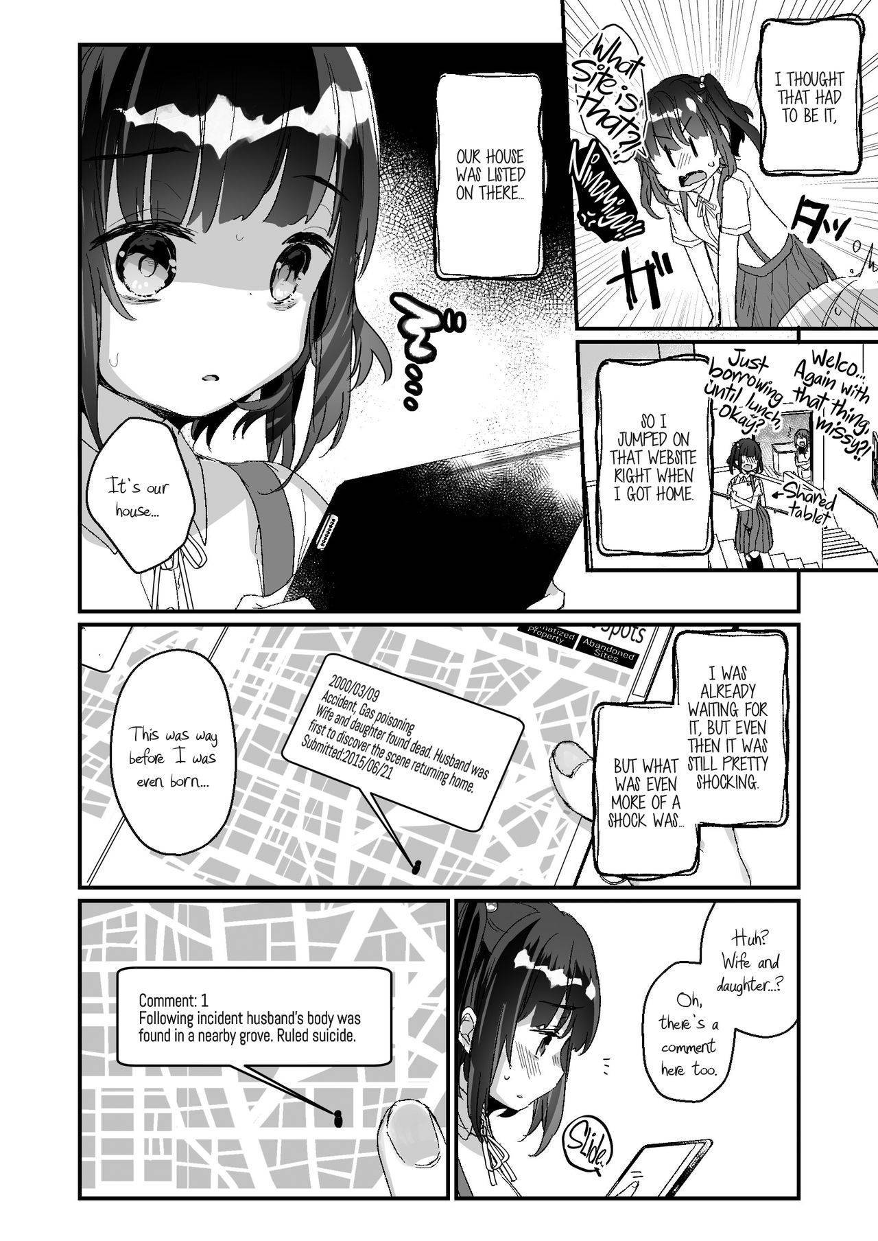 [Tenkirin (Kanroame)] Uchi ni wa Yuurei-san ga Imasu Yokorenbo Hen | There's a Presence in My House: Forbidden Love Chapter [English] [Learn JP with H] [Digital]