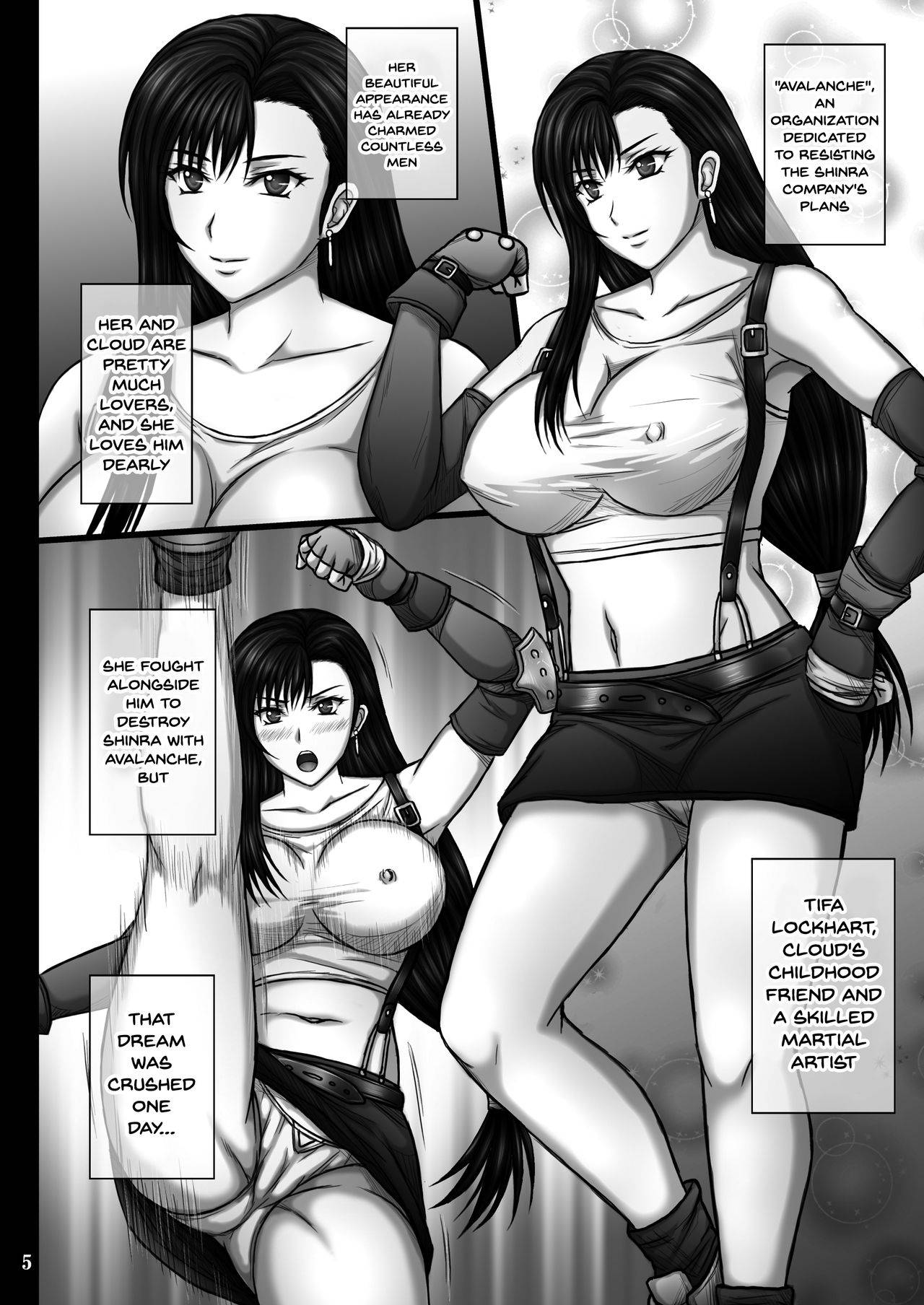 [KUSARI (Aoi Mikku)] Fukujuu no Materia | Materia of Submission (Final Fantasy VII) [English] {Doujins.com} [Digital]