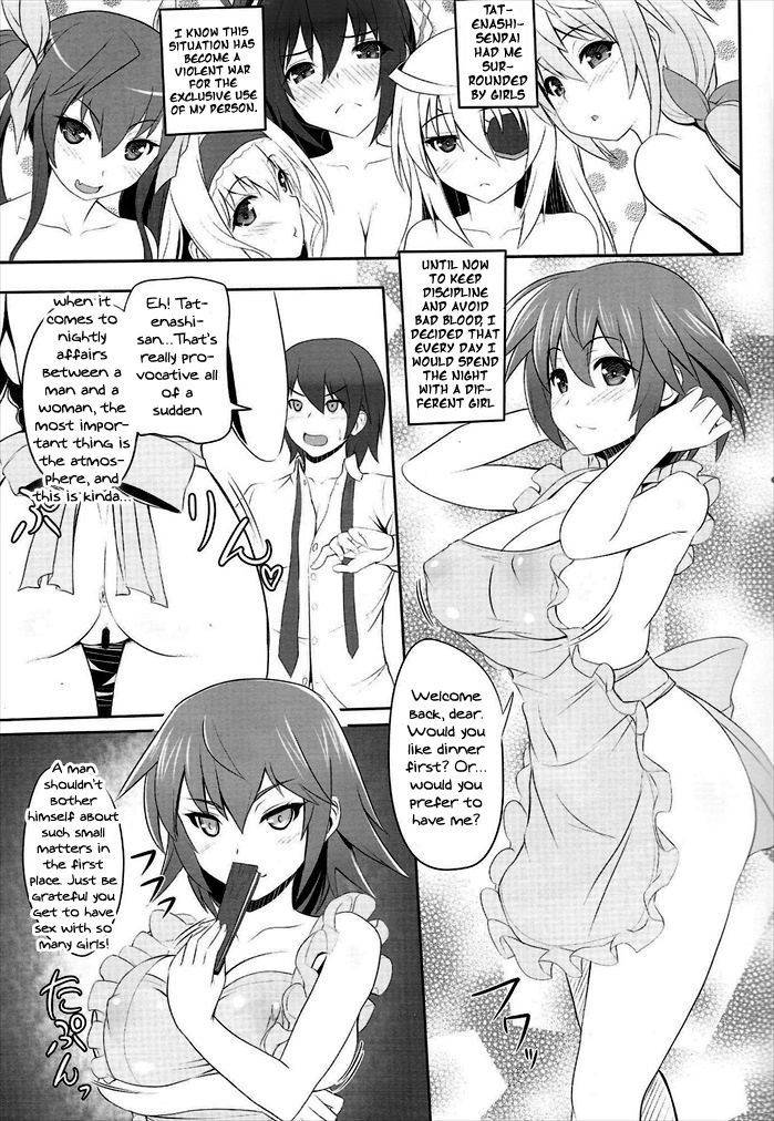 (C85) [Primal Gym (Kawase Seiki)] Minna de Ichaicha Infinity (Infinite Stratos) [English] [Doujins.com]