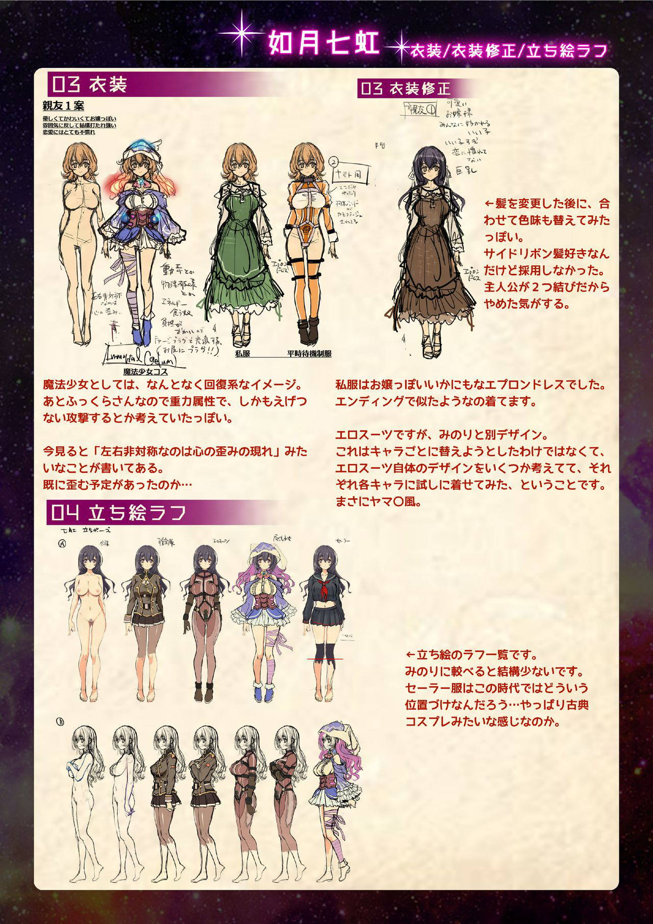 【魔法少女消耗戦線DEADΩAEGIS】デジタルラフ原画集