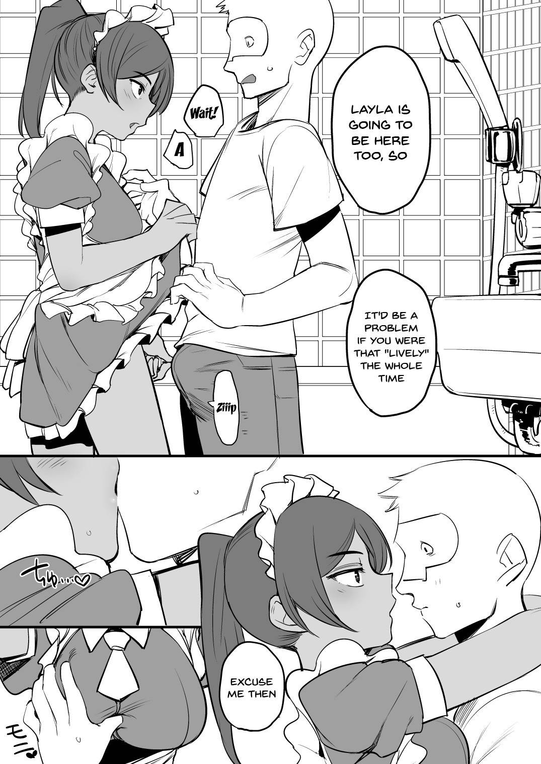 [Hongkong Hanten (Oniku)] Layla-san wa Maid-san | Layla-san Is a Maid (THE IDOLM@STER CINDERELLA GIRLS) [English] {Doujins.com} [Digital]