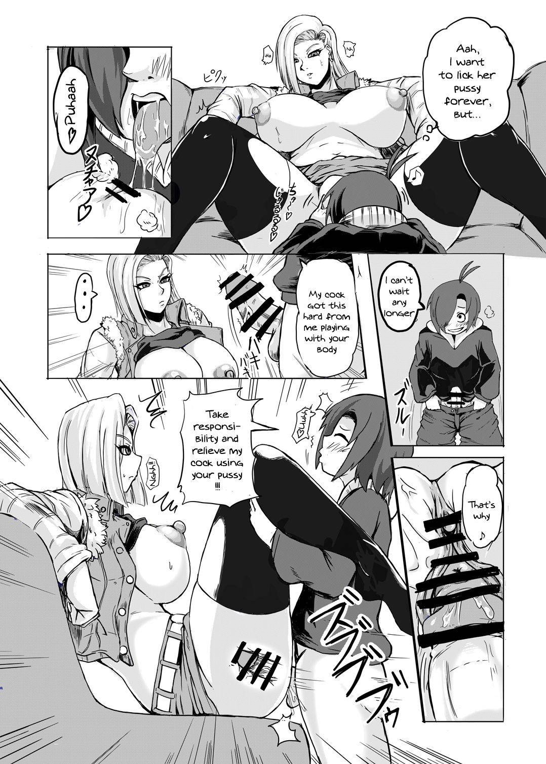 [Shachihokoya (3huro)] 18-gou o Shuuchishin Zero ni Shite Yarimakurimashita | I Set Android 18's Shame To 0 And Fucked Her Over And Over (Dragon Ball Z) [English] {Doujins.com} [Digital]