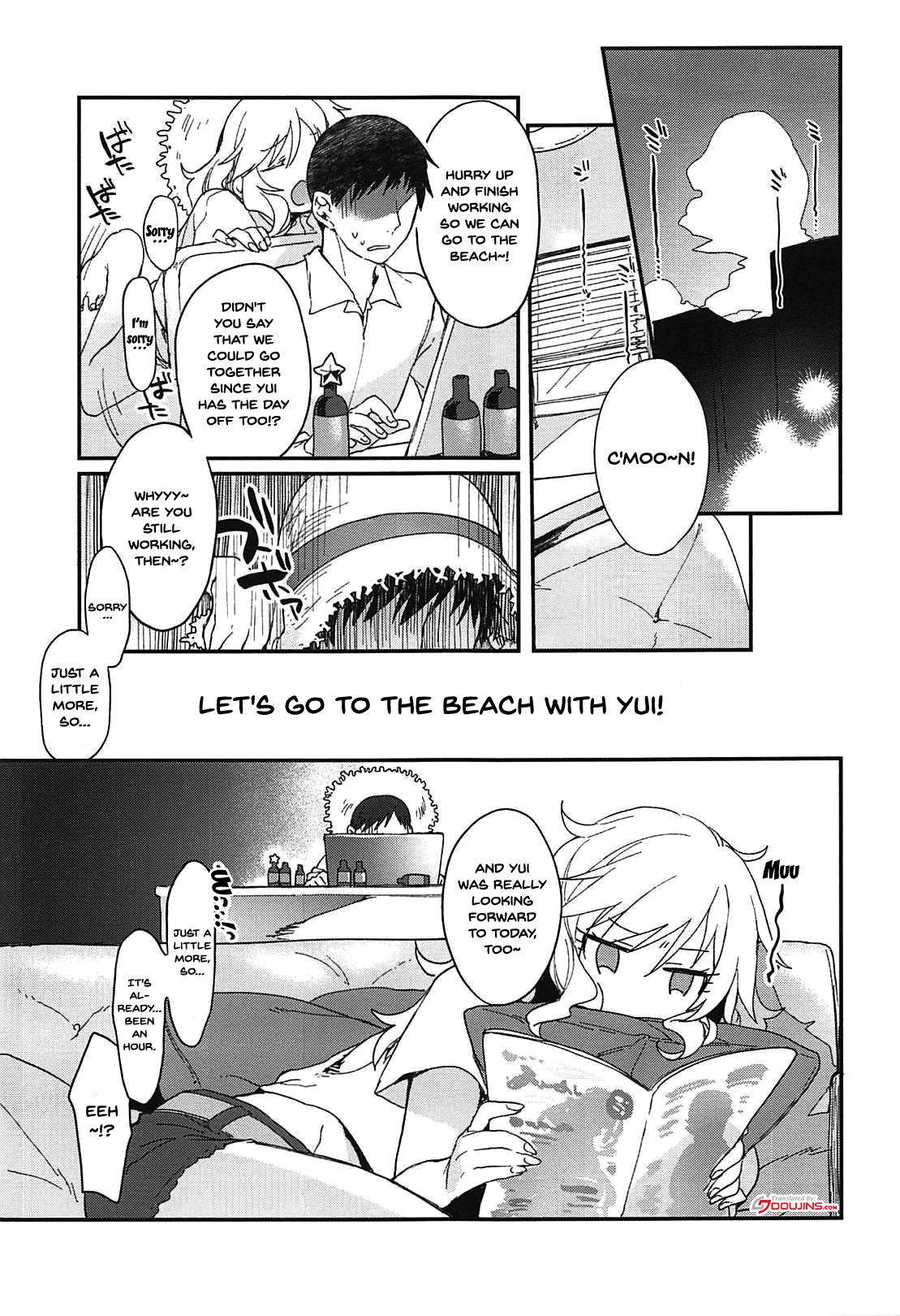 (C94) [nature. (Hazuki)] Yui to Umi Iko! | Going To The Beach With Yui! (THE IDOLM@STER CINDERELLA GIRLS) [English] {Doujins.com}