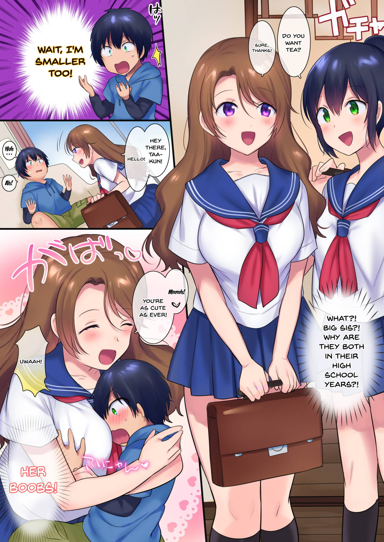 [Yakisoba Pants (Hiiragi Popura, Grand Deer)] Kako ni Modotte Akogare no Onee-san o Netottemita | I Went Back In Time To Do NTR With My Beloved Onee-san [English] {Doujins.com}