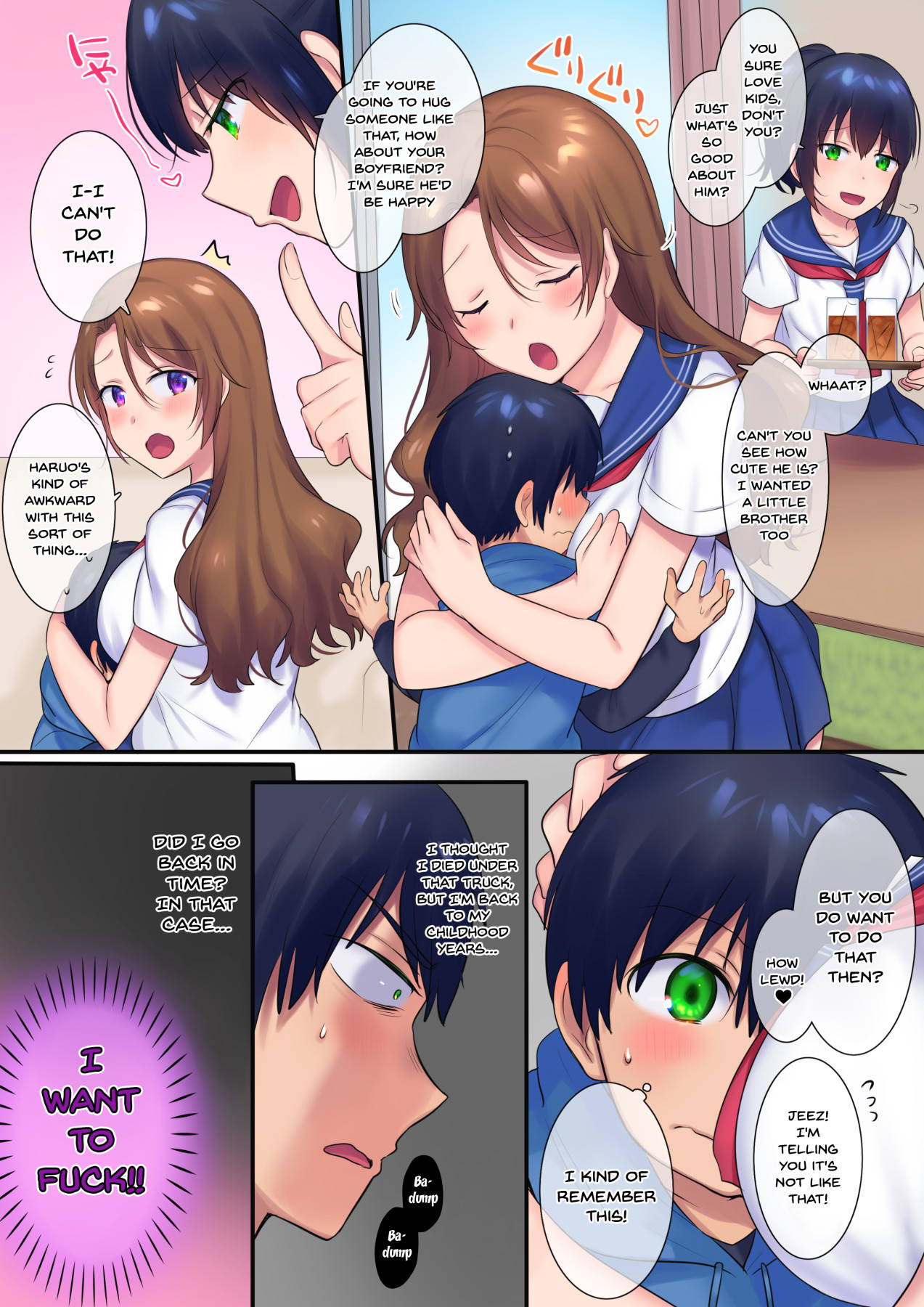 [Yakisoba Pants (Hiiragi Popura, Grand Deer)] Kako ni Modotte Akogare no Onee-san o Netottemita | I Went Back In Time To Do NTR With My Beloved Onee-san [English] {Doujins.com}