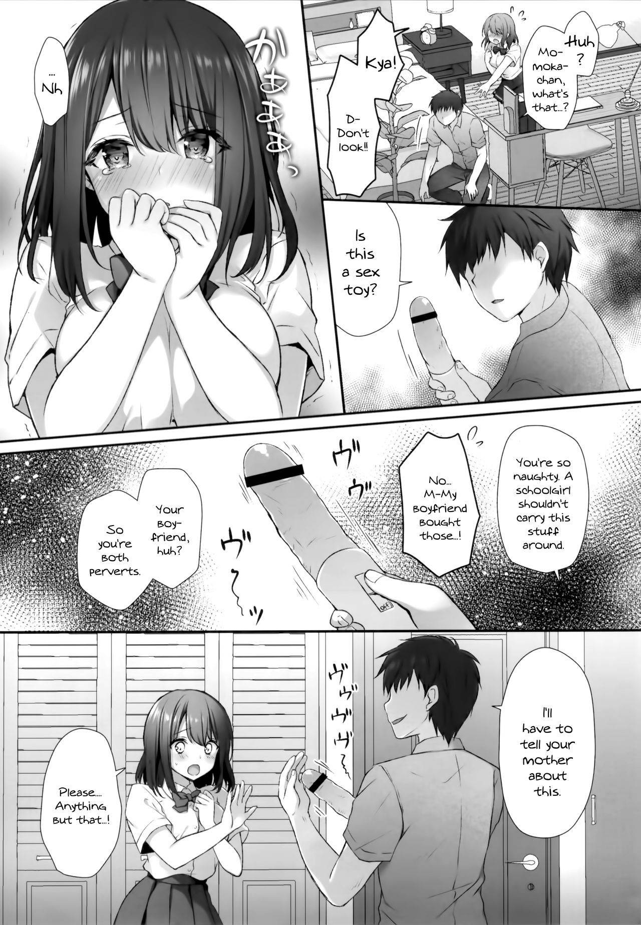 (Akihabara Chou Doujinsai) [Kinokonomi (kino)] Sensei Dame desu... ~Kyonyuu Shoujo Momoka no Futaana Omocha Seme~ | Sensei We Shouldn't... [English] {Doujins.com}