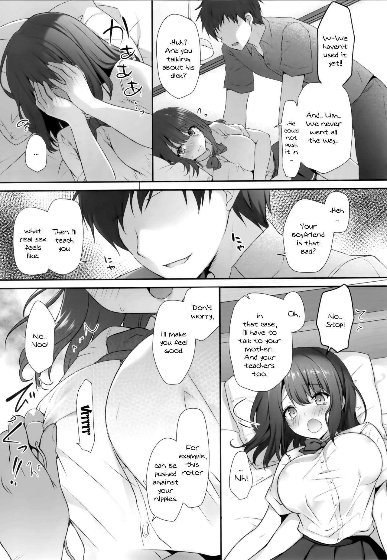 (Akihabara Chou Doujinsai) [Kinokonomi (kino)] Sensei Dame desu... ~Kyonyuu Shoujo Momoka no Futaana Omocha Seme~ | Sensei We Shouldn't... [English] {Doujins.com}