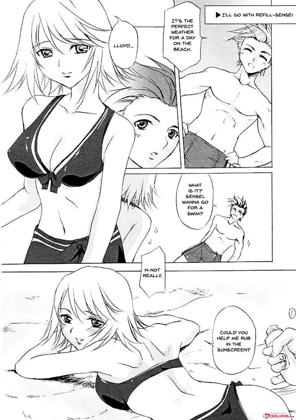 (C65) [Clover Kai (Emua)] Tales of Seaside (Tales of Symphonia) [English] [Doujins.com]