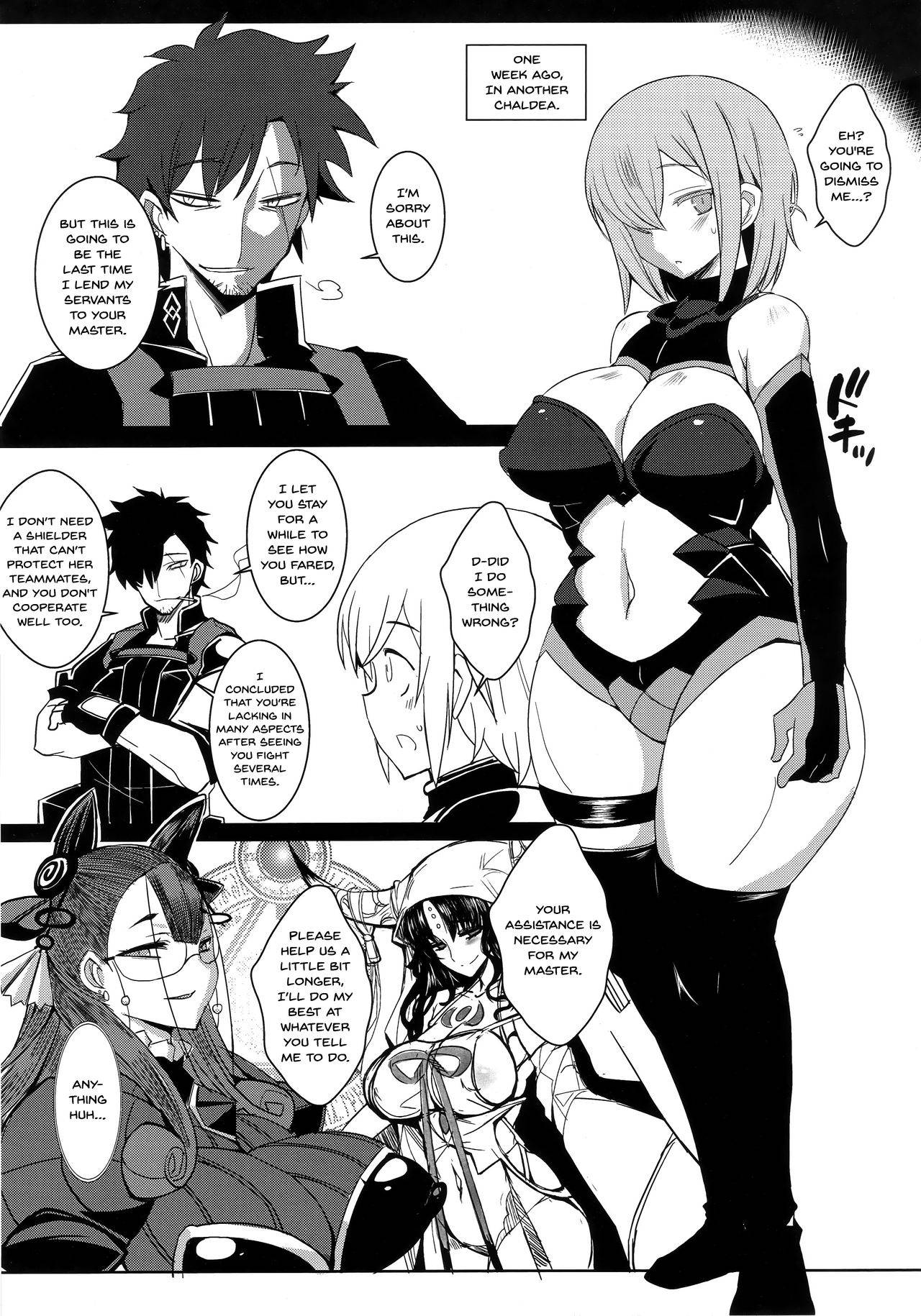 (C96) [YOMOTHUHIRASAKA (bbsacon)] Shoukan Dajun (Fate/Grand Order) [English] [Doujins.com]