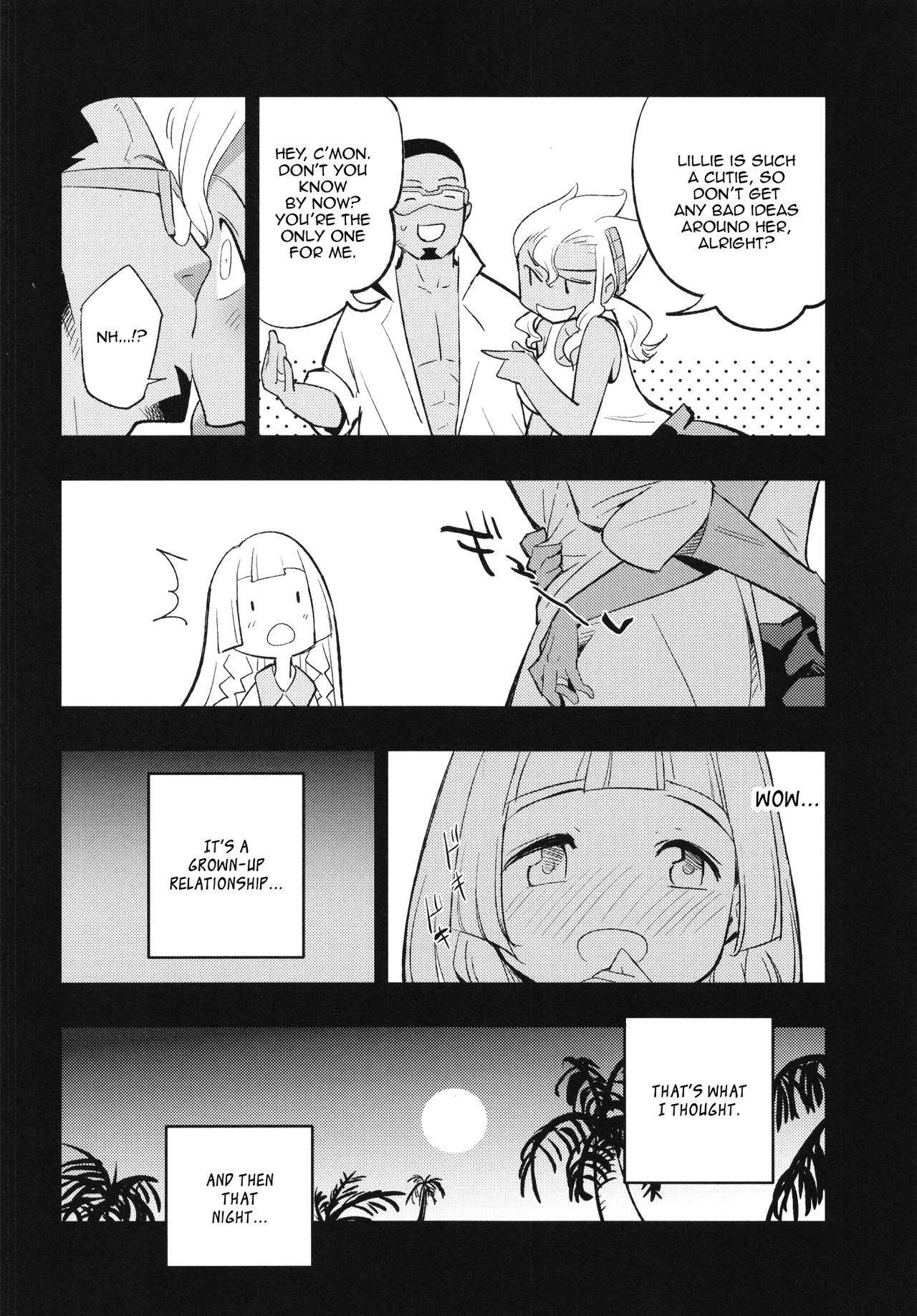 (COMIC1☆13) [Shironegiya (miya9)] Hakase no Yoru no Joshu. | The Professor's Assistant At Night. (Pokémon Sun and Moon) [English] [Panatical]