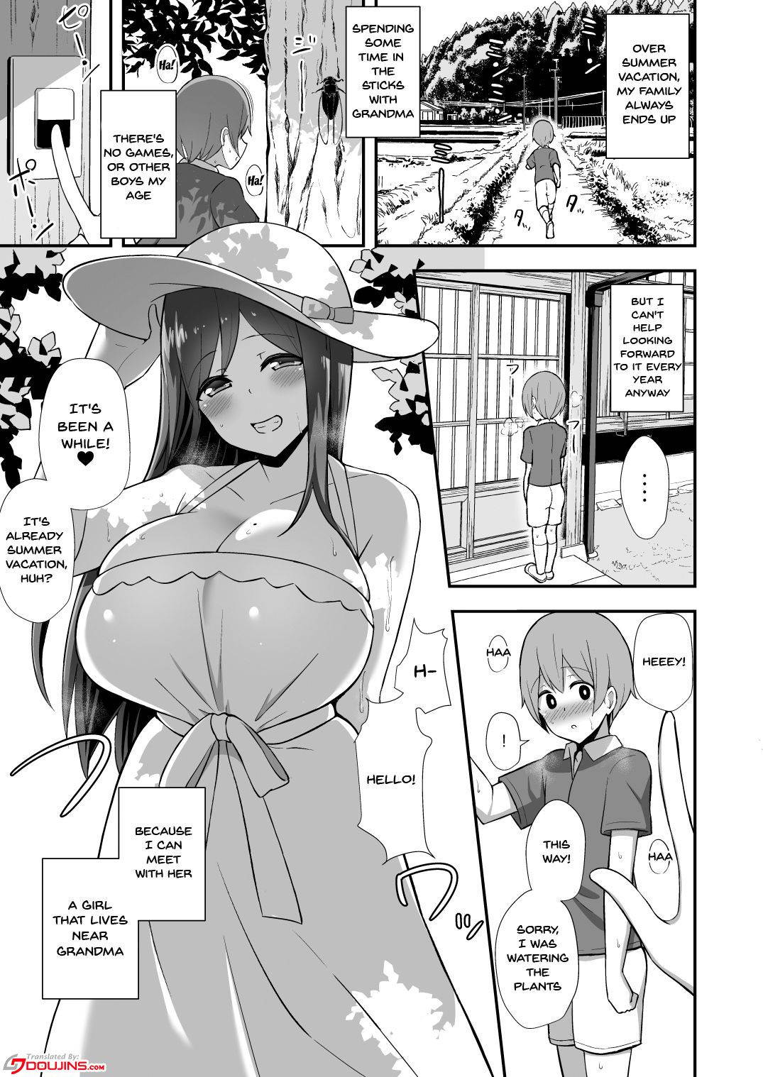 [Starmine18 (HANABi)] Shiro OnePi Onee-san to Babubabu Inaka Ecchi | Baby Sex With The Onee-San In the Sundress [English] {Doujins.com} [Digital]