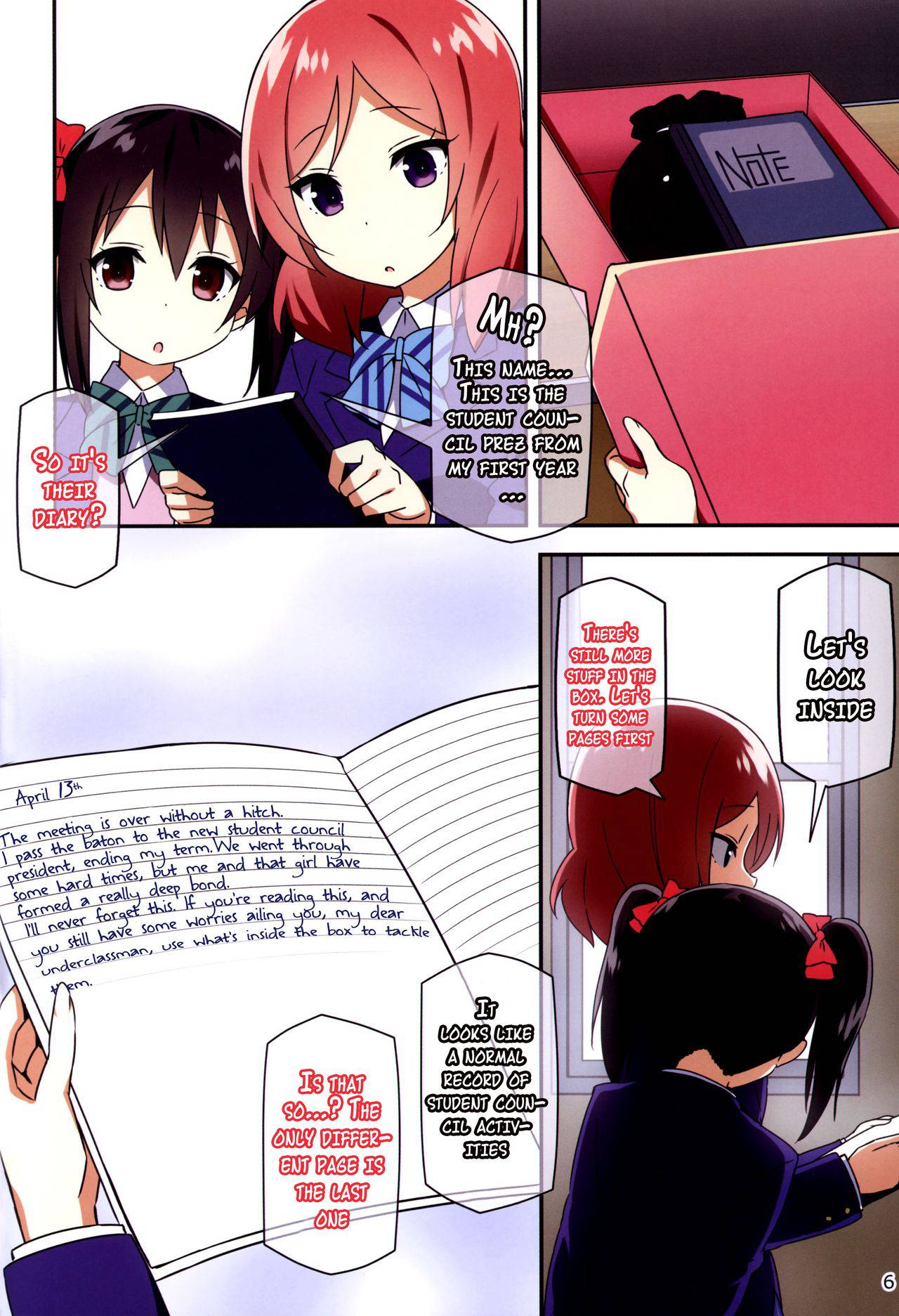 (C88) [Candy Club (Sky)] Endless Love ~Kako Kara no Present~ (Love Live!) [English] {doujins.com} [Decensored]