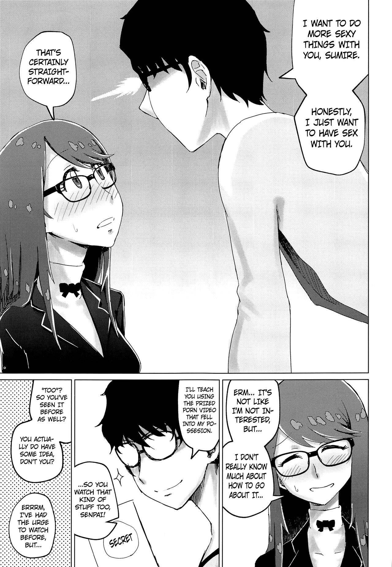 [Tomato Namaashi (Satou Iori)] Yoshizawa to Sugosu Yaneura no Gogo - Afternoon in the Attic with Yoshizawa (Persona 5) [English] =White Symphony=