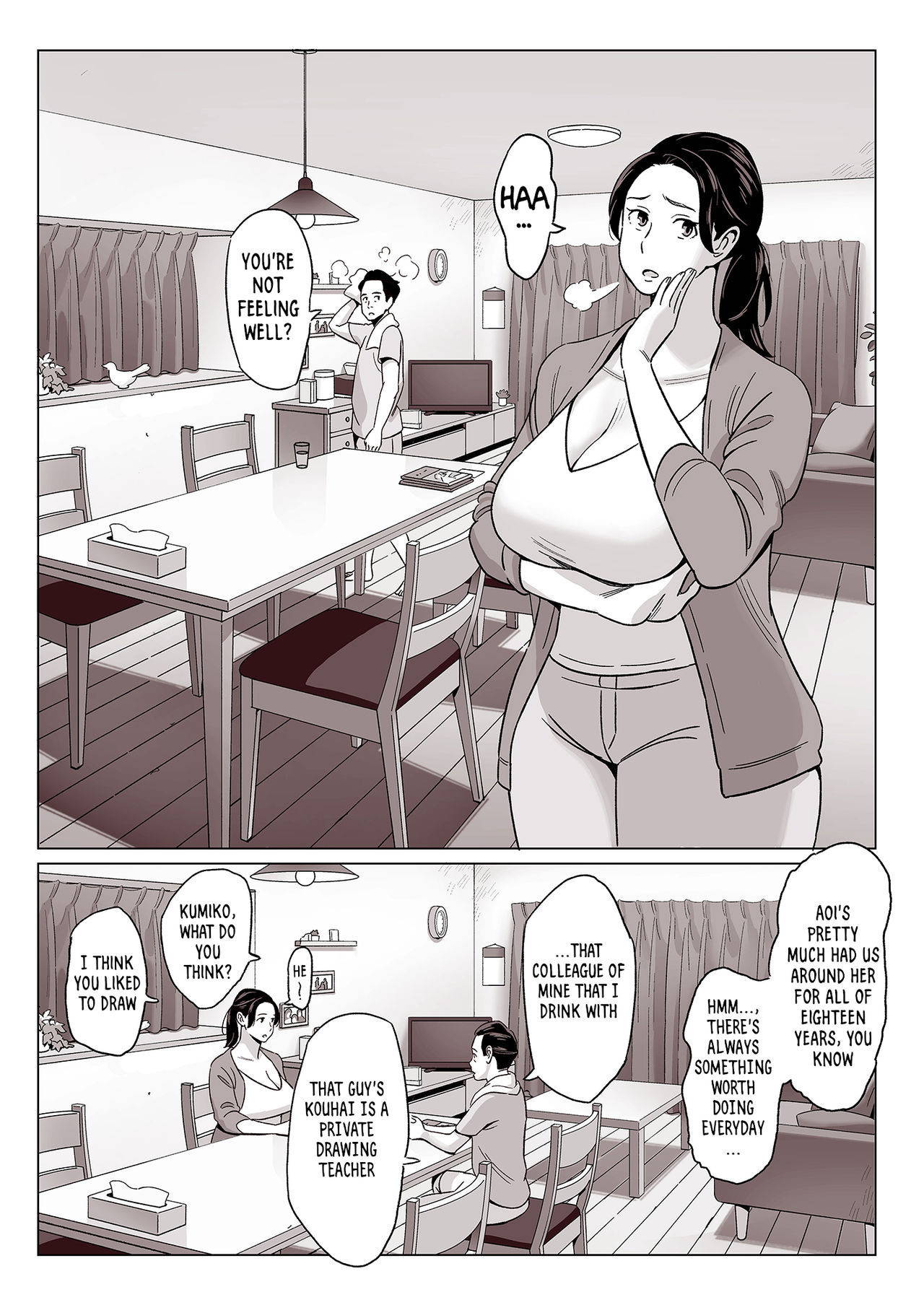 [alps1mando][Scandalous] What the Hidden Cameras Revealed of a Mother and Daughter with Big Tits...[English] [RookieDreamsScanlation]