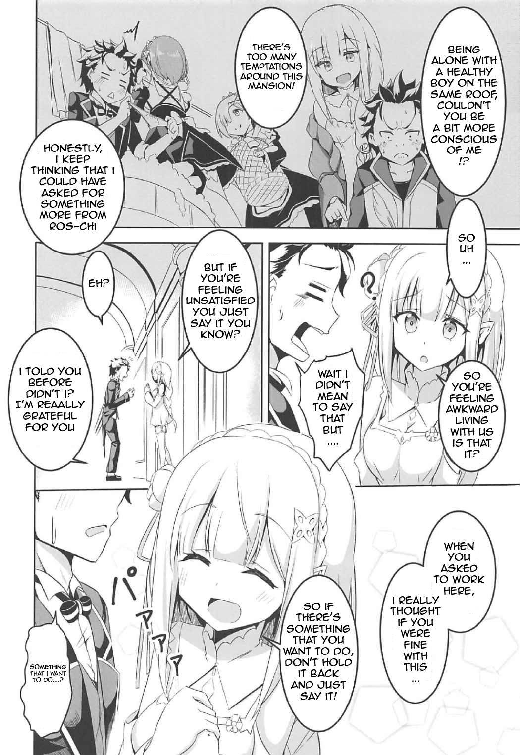 (C91) [Chelsea lip (Minato Yoshihiro)] Uchi no Heroine Chouzetsu Choroin (Re:Zero kara Hajimeru Isekai Seikatsu) [English] [Luclaft]