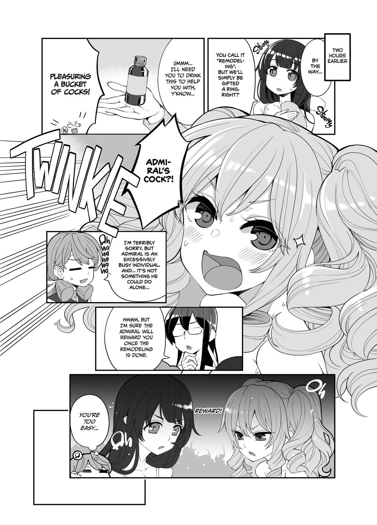 [Showa Saishuu Sensen (Hanauna)] Mizuho & Kashima no Nikubenki (Maji) | Mizuho vs Kashima: How to Become a Proper Cum-dumpster (Kantai Collection -KanColle-) [English] {2d-market.com} [Decensored] [Digital]