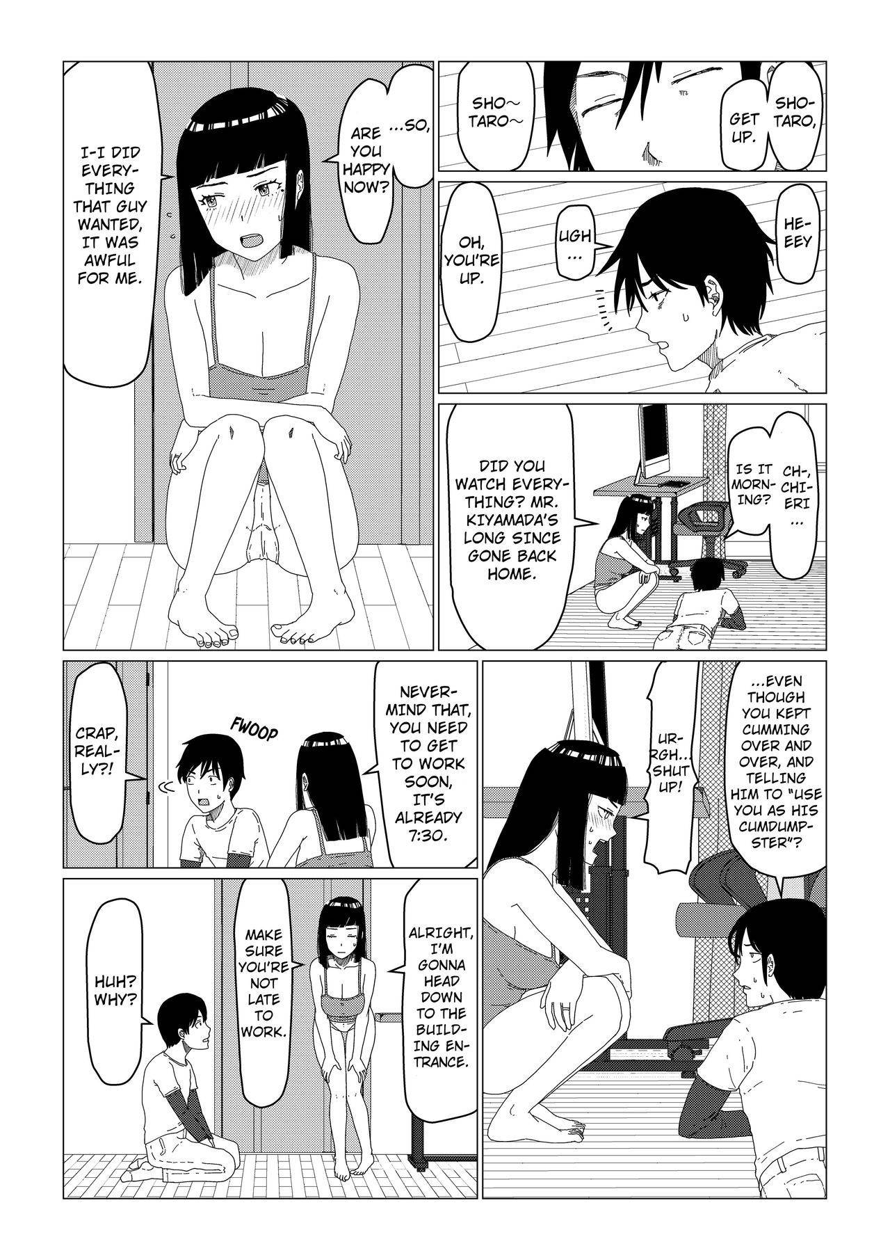 [Jigoku no Nyanko] Chieri-san wa Makerarenai! 2 - Otto Kounin Mansion Kyouyuu Netorase Benki Tsuma Zenpen- | Chieri-san Never Gives Up! 2 - Spouse-approved Apartment Hotwife - Part 2 [English] (UNFINISHED)