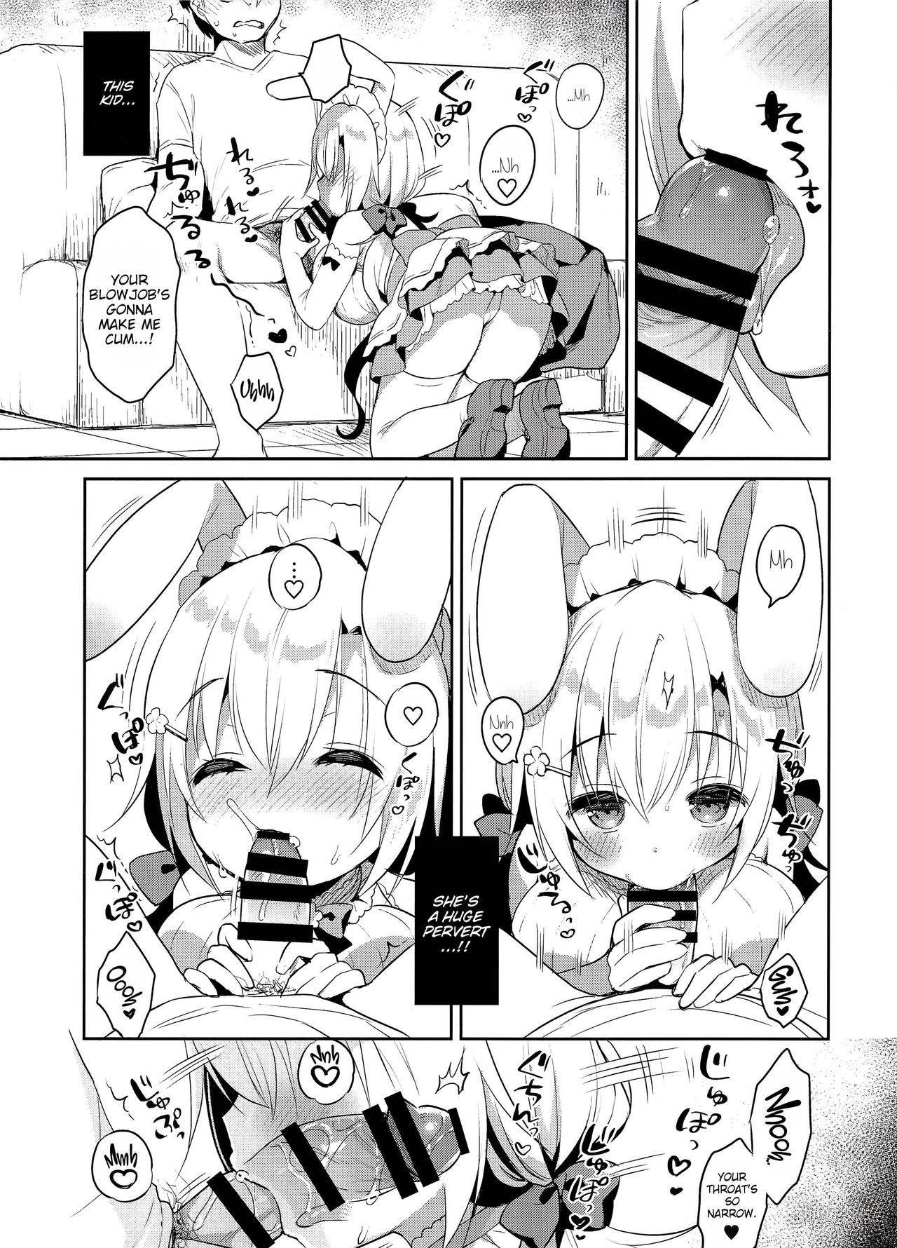 (COMIC1☆15) [Usacastle (Usashiro Mani)] Albino Sakura-chan to Ama Ecchi  [English] [Thennos Scans]