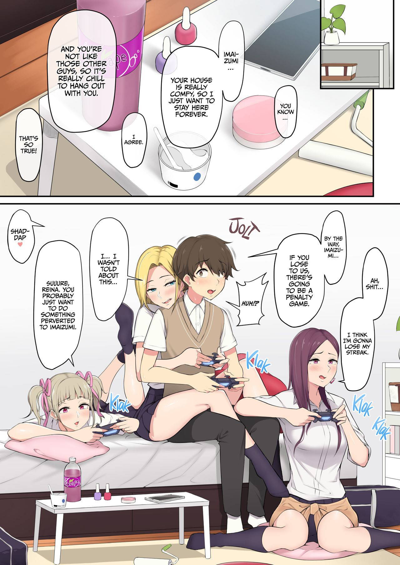 [Nori5rou] Imaizumin-chi wa Douyara Gal no Tamariba ni Natteru Rashii | IMAIZUMI BRINGS ALL THE GYARUS TO HIS HOUSE [English] [Digital] [Decensored]