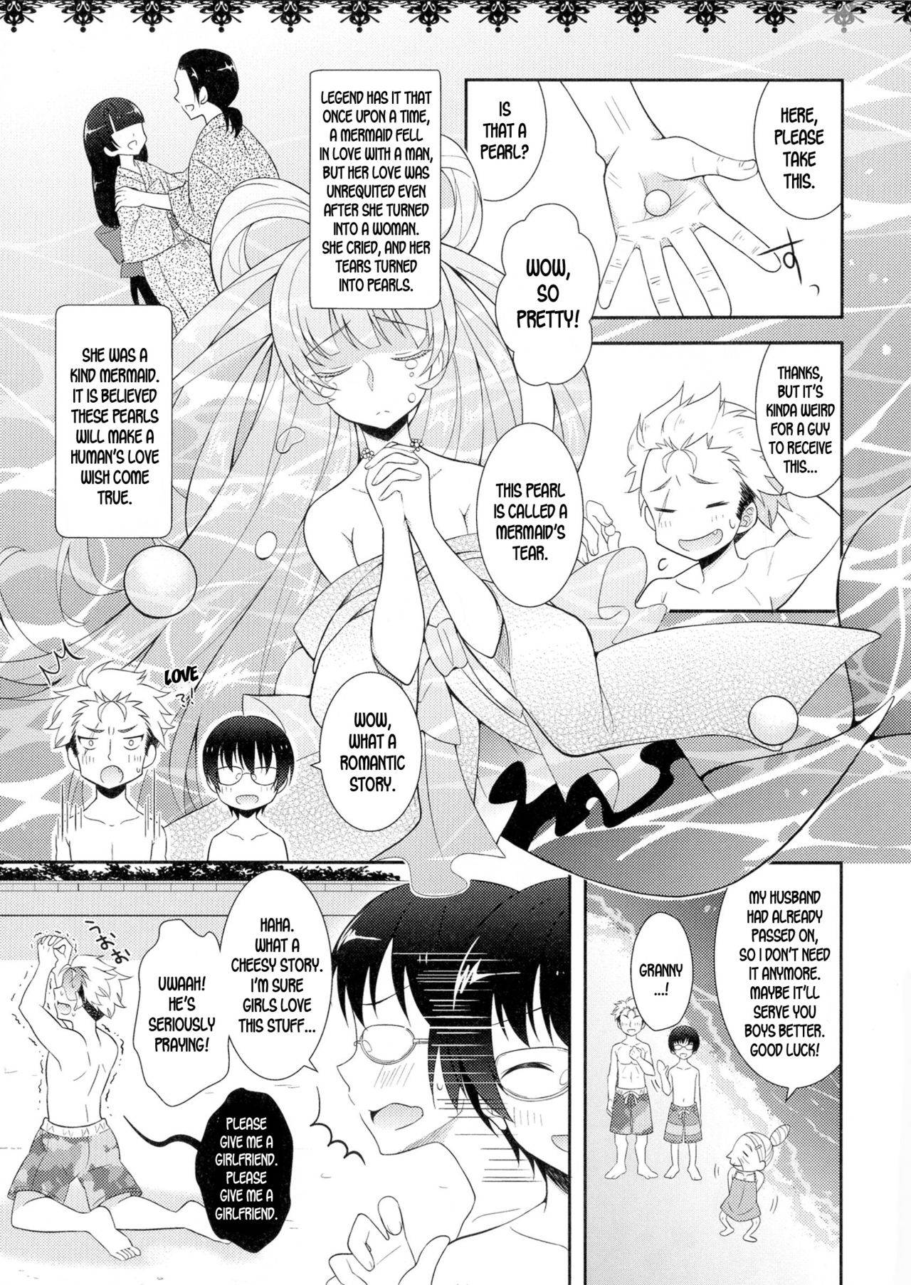 [Amu] Mermaid on the Shore (Nyotaika Happiness!) [English] [desudesu]