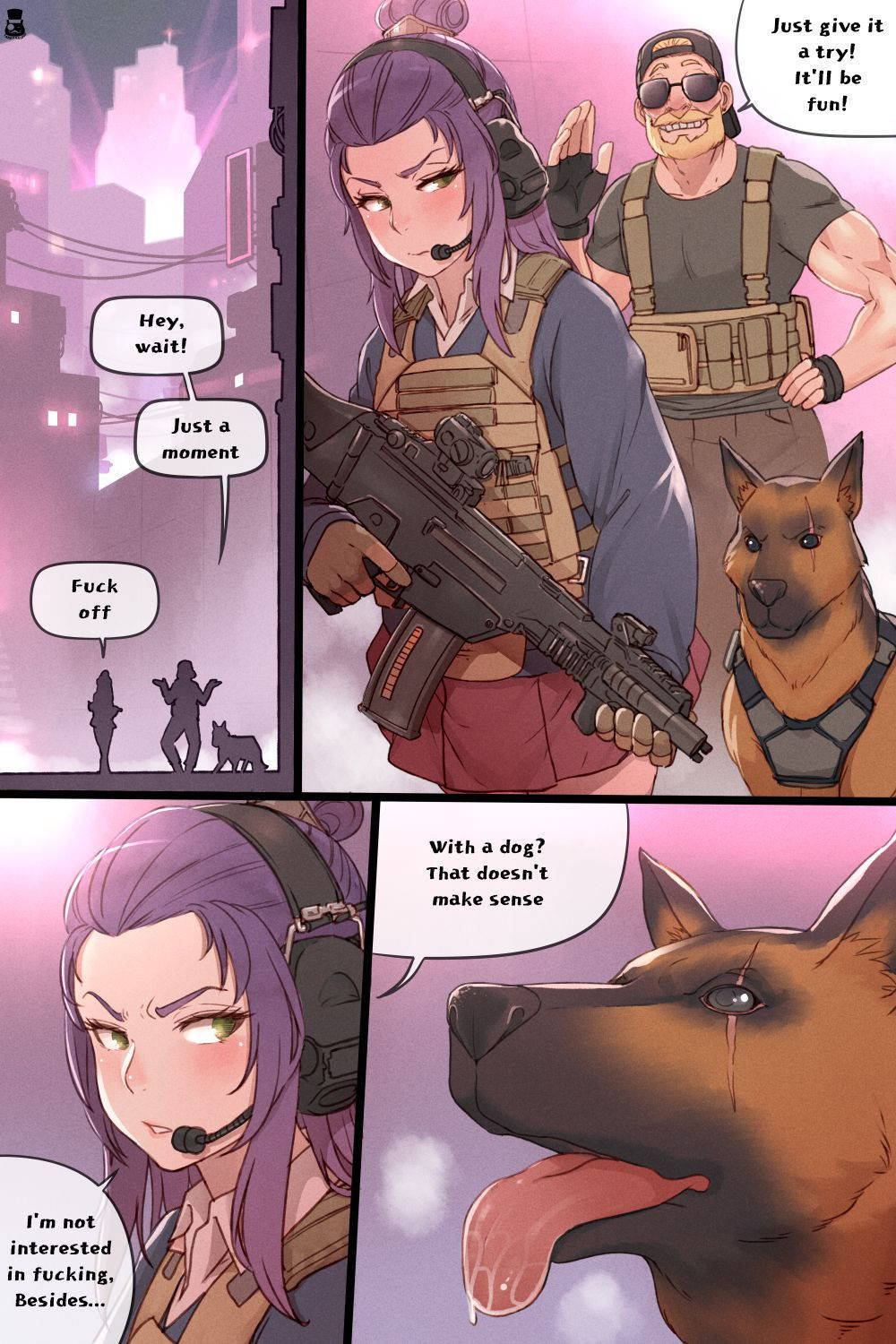 [Mr.takealook] One Bad Dog One Good Girl (English) [Original]