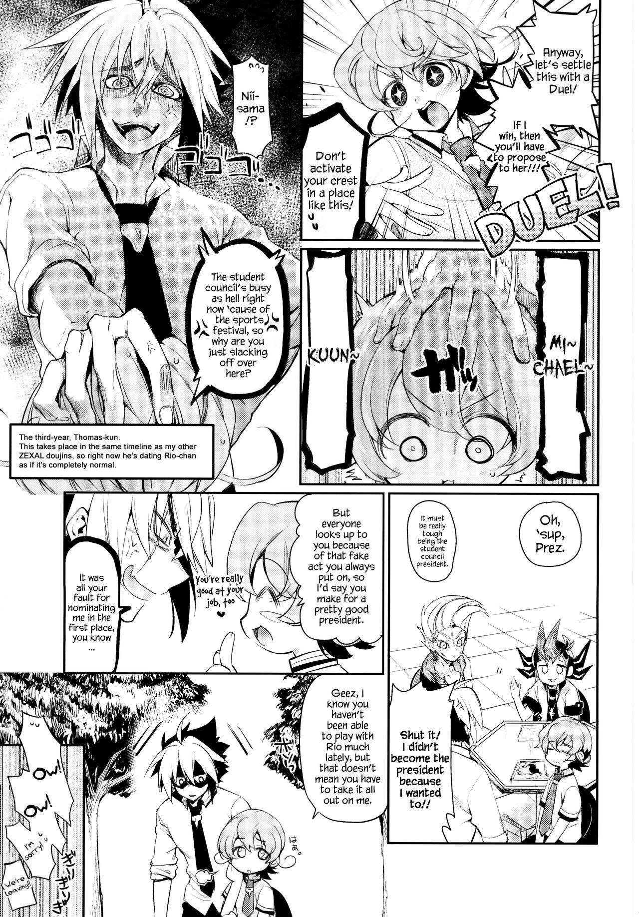 (Sennen☆Battle Phase10) [Hirusuta (Taira Kosaka)] MARRIAGE OVER LAY (Yu-Gi-Oh! Zexal) [English] {Hennojin}